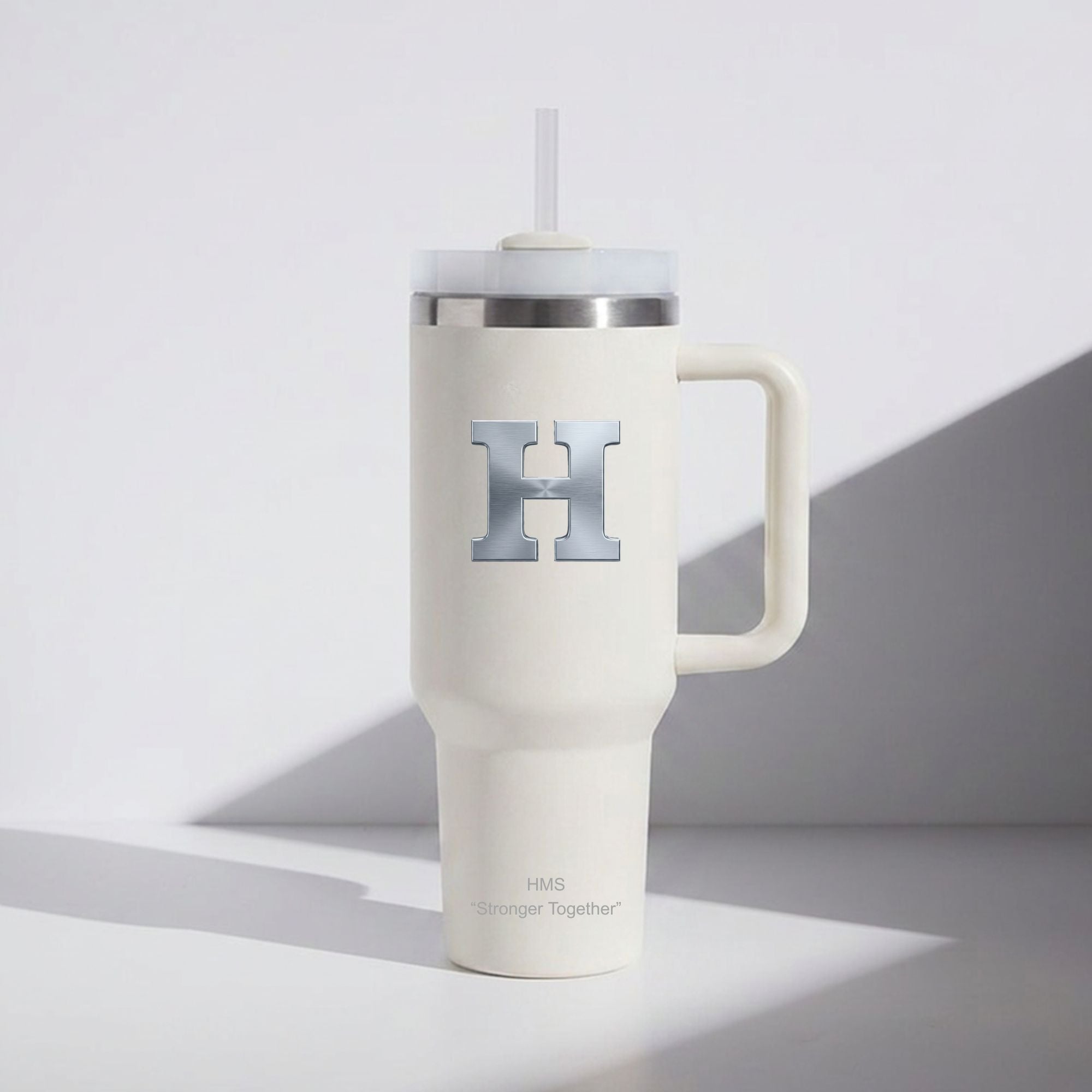 Highland Hornet Stronger Together Block "H" 40oz Tumbler with Straw