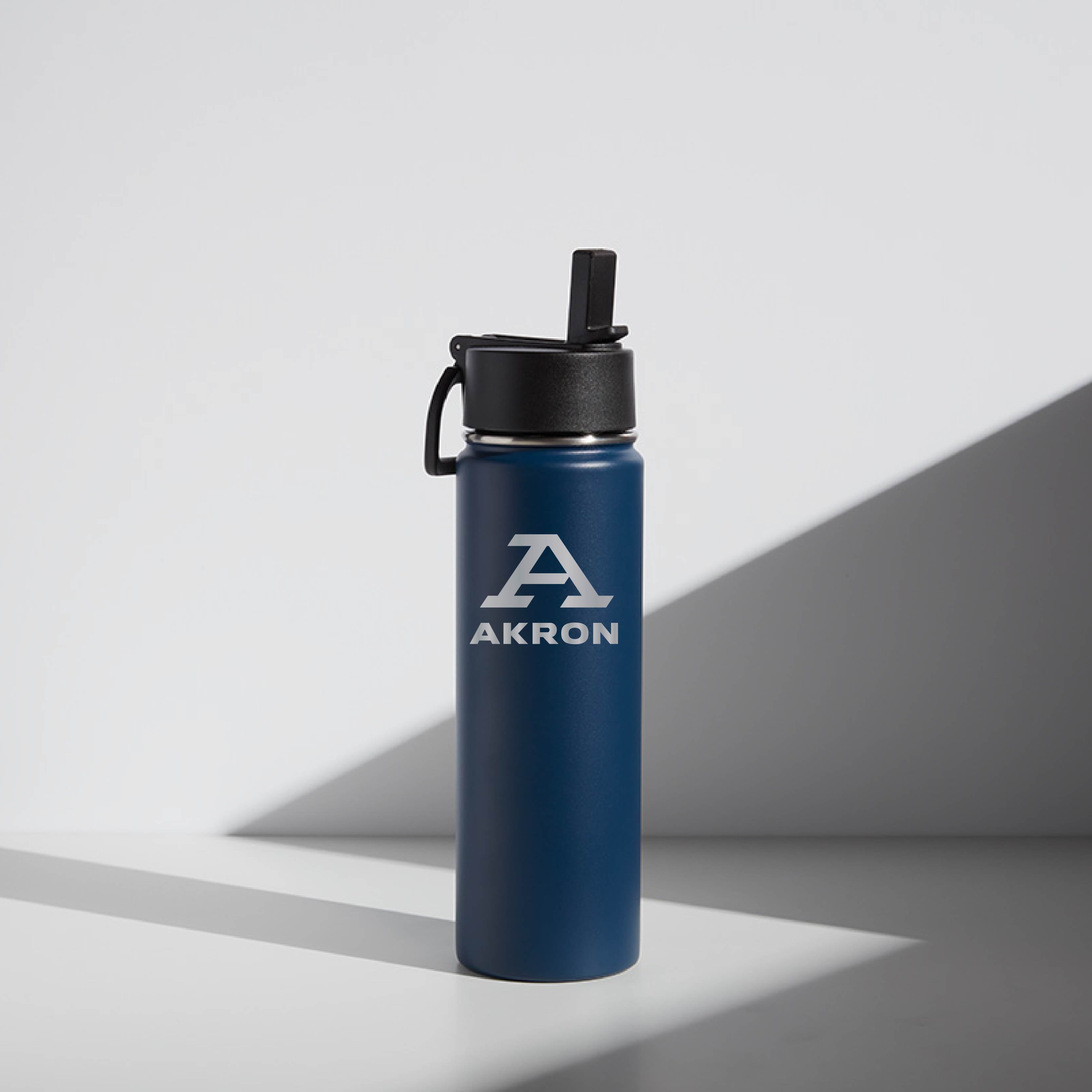 22 oz WATR Bottle University of Akron "Block A"