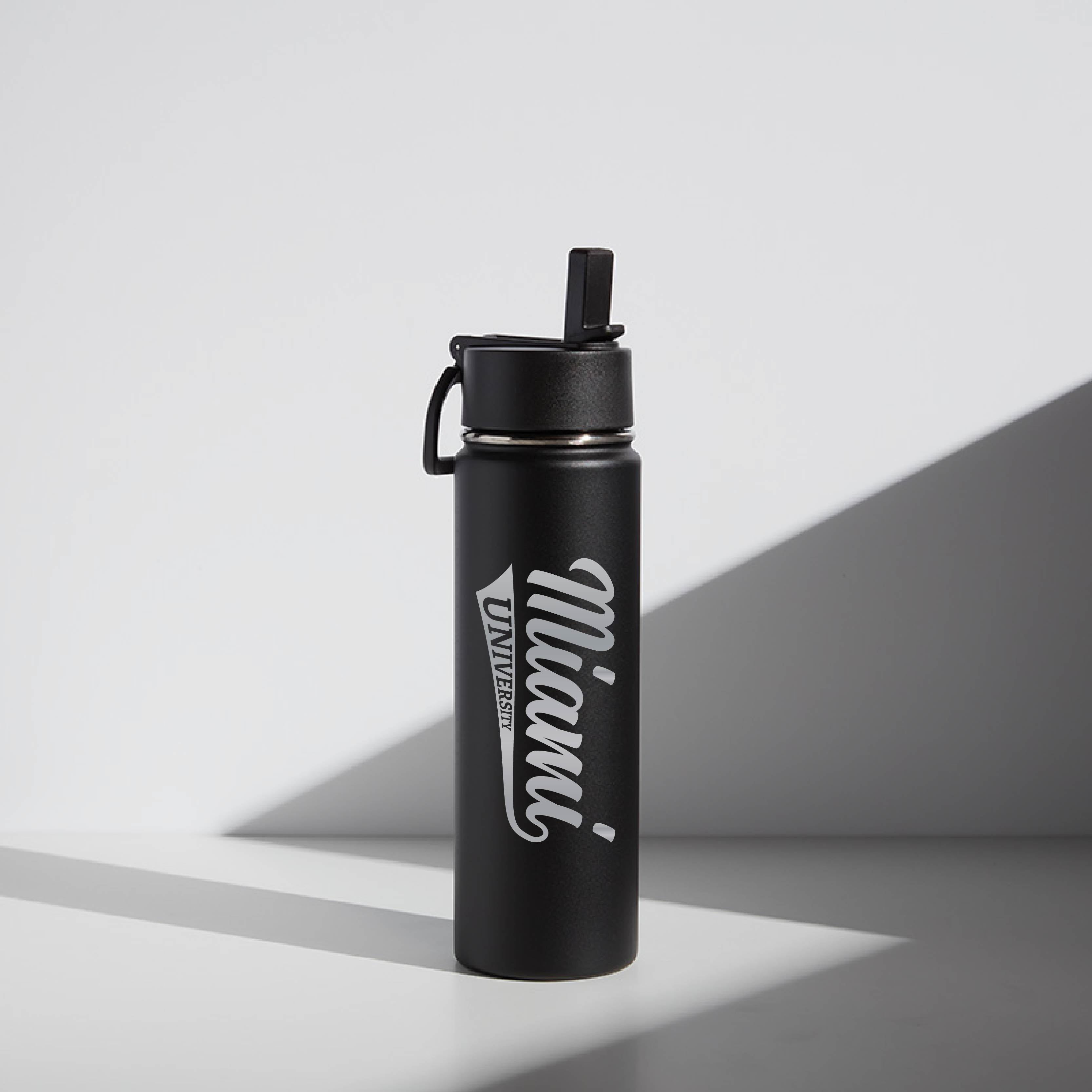 22 oz WATR Bottle Script Miami University