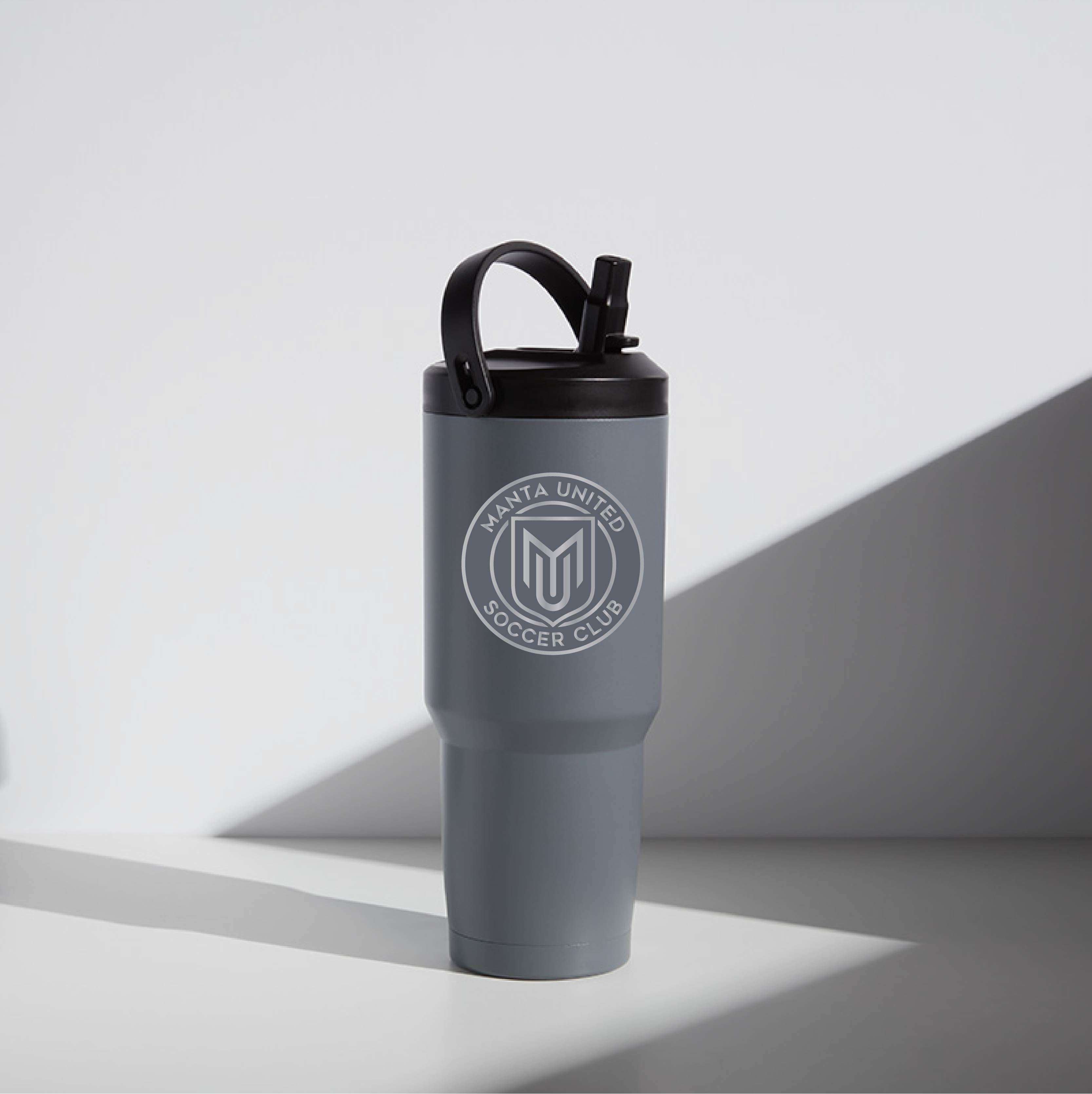 32 oz WATR Tumbler Manta United Circle Logo