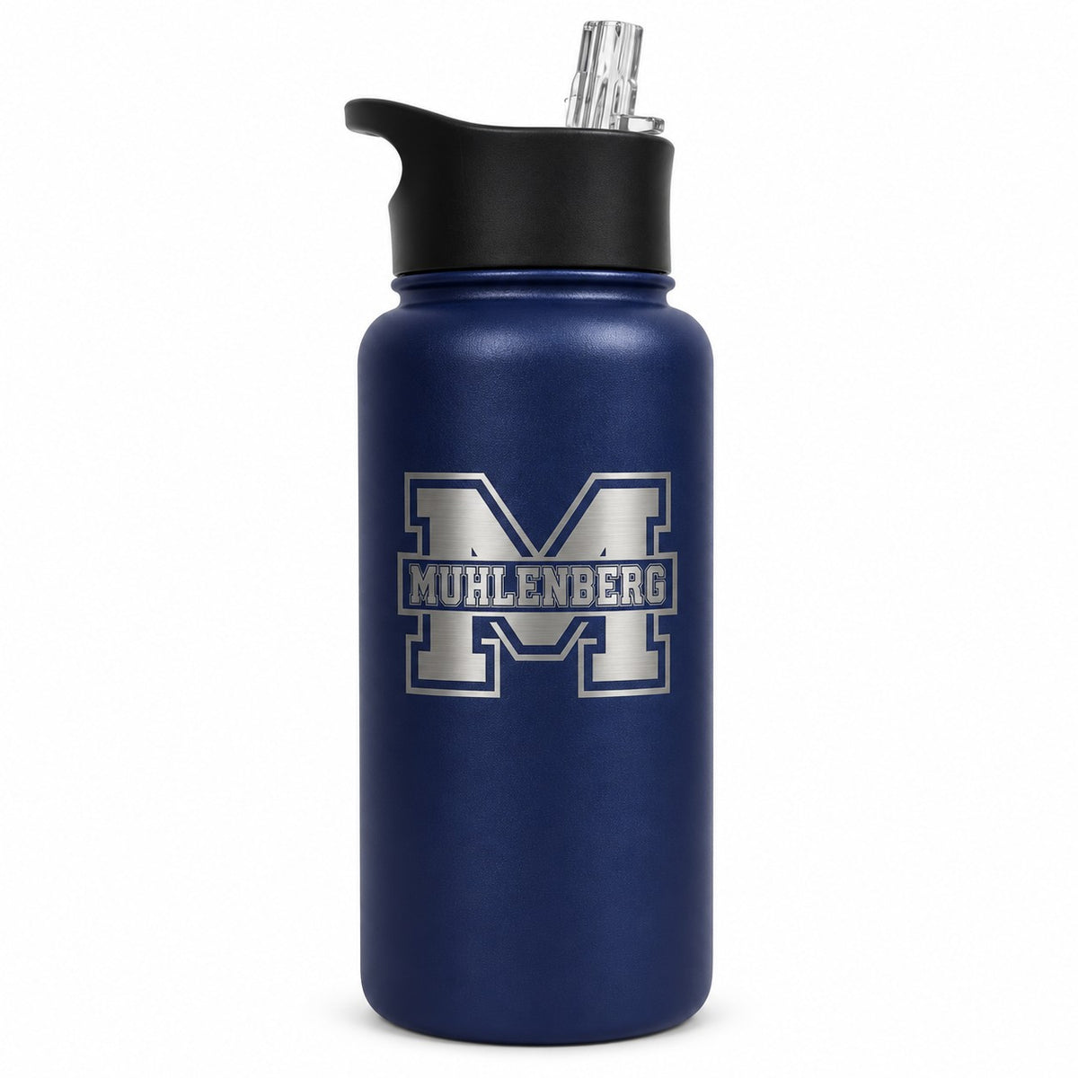 Muhlenberg Muhls Block "M-Muhlenberg" 32 oz.White Water Bottle