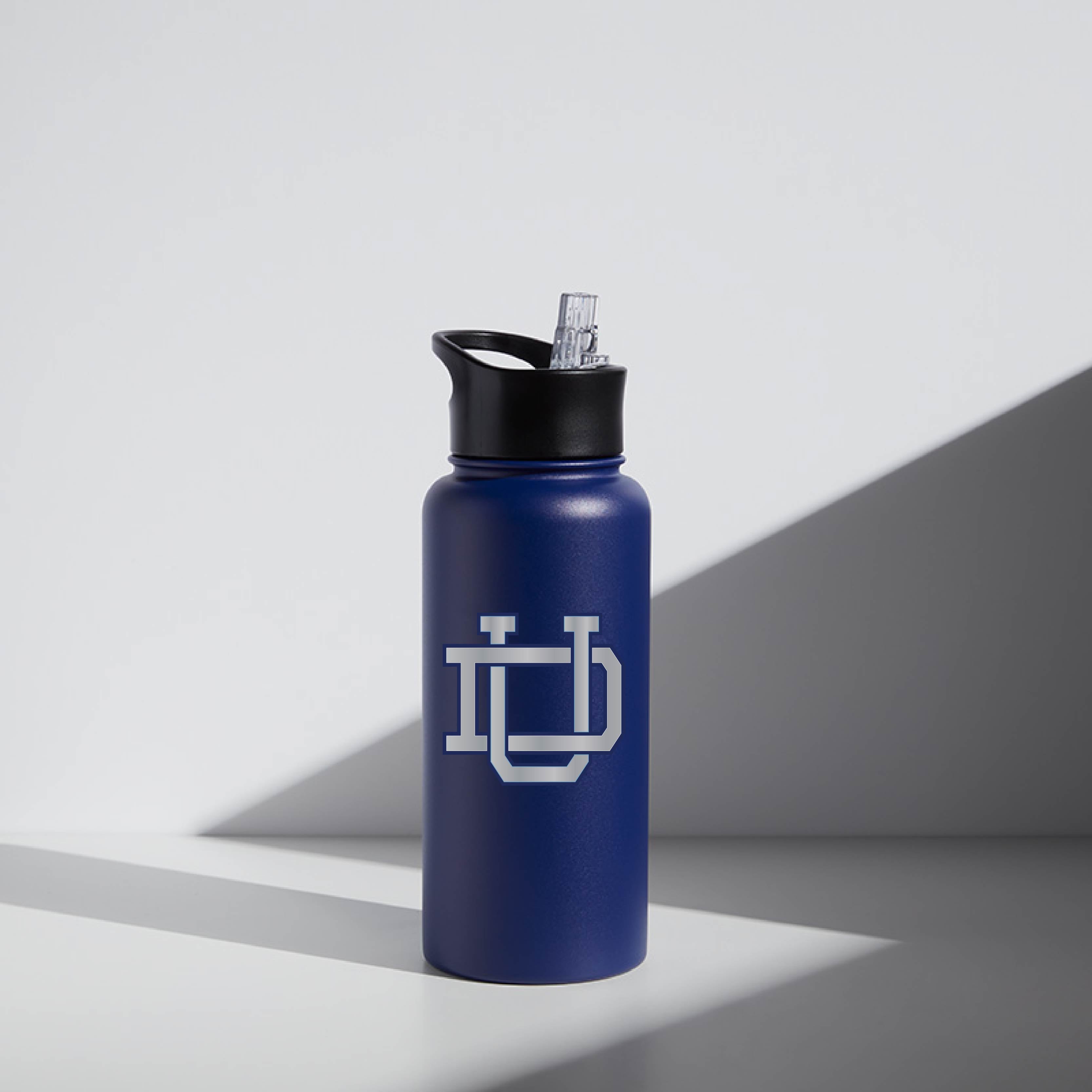 32 oz WATR Bottle Dayton Flyers Interlocking UD