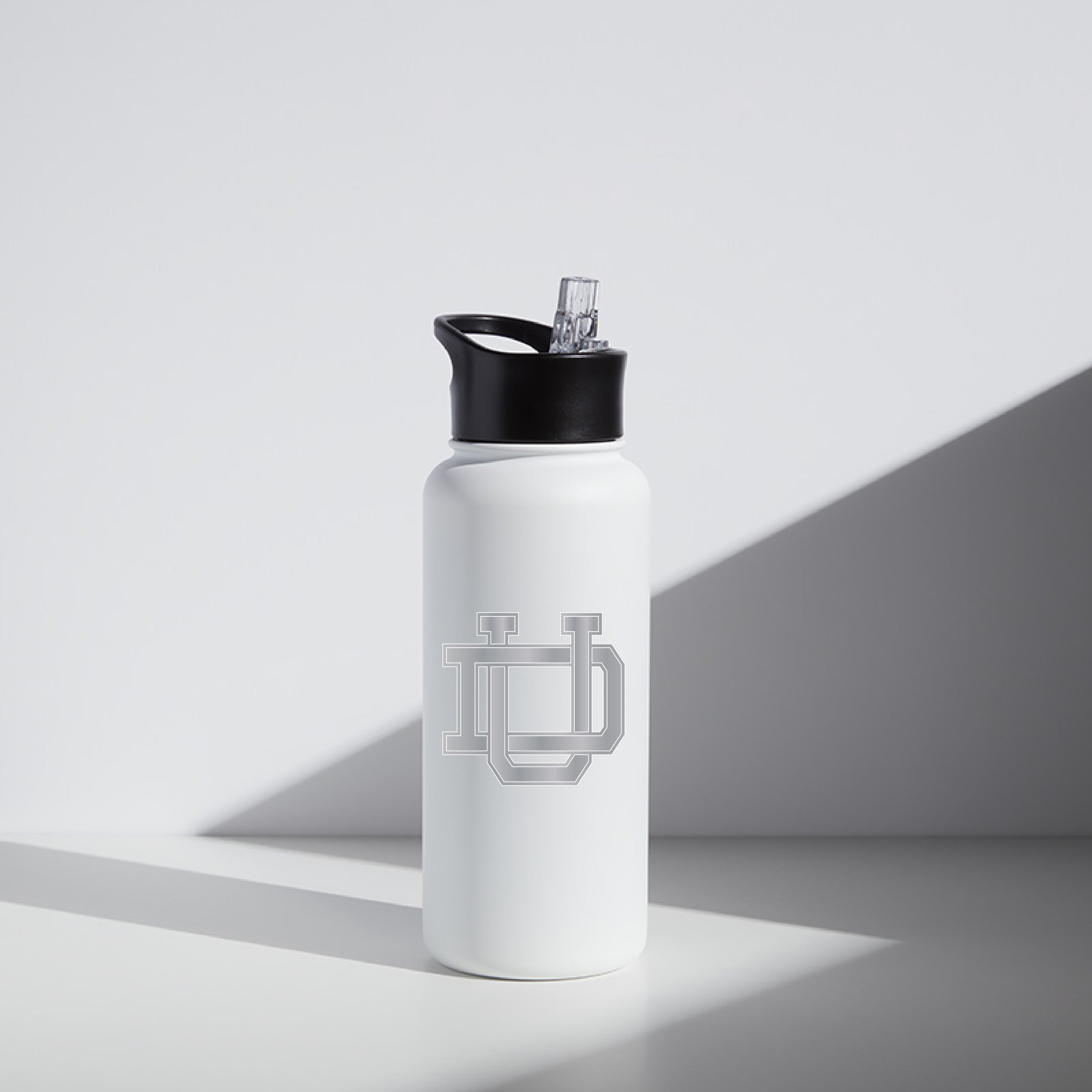 32 oz WATR Bottle Dayton Flyers Interlocking UD