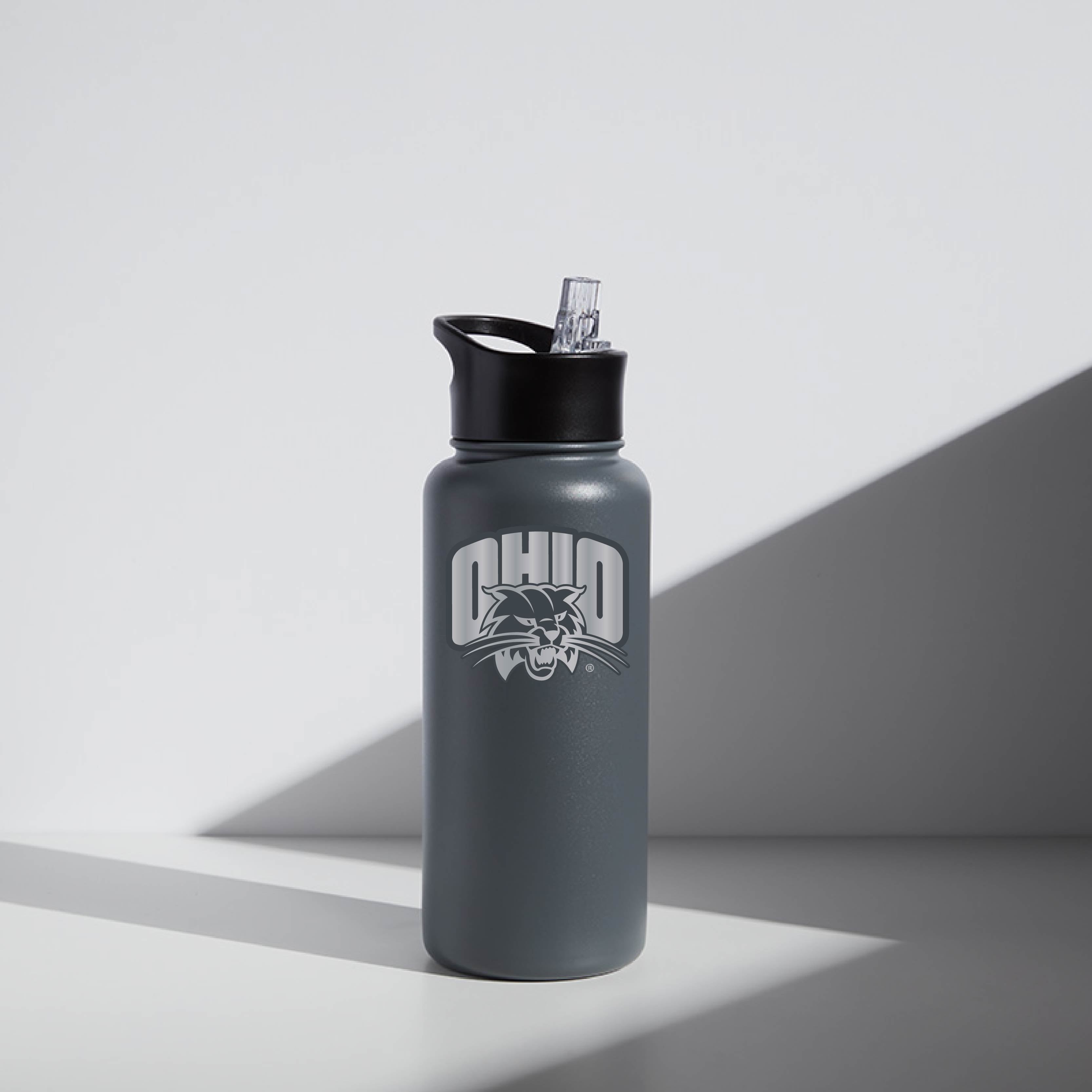 32 oz WATR Bottle Ohio University Bobcats