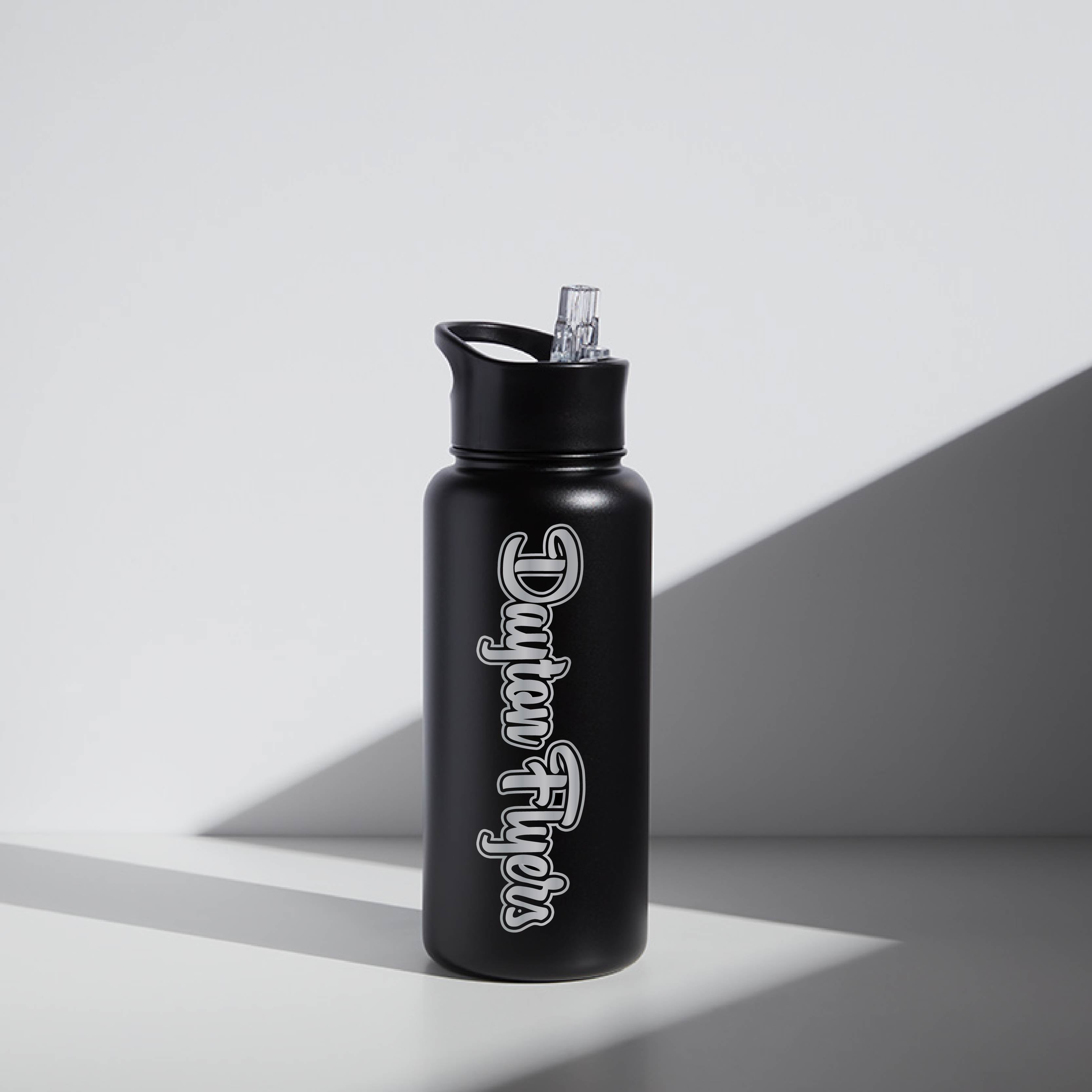 32 oz Script Dayton Flyers Bottle