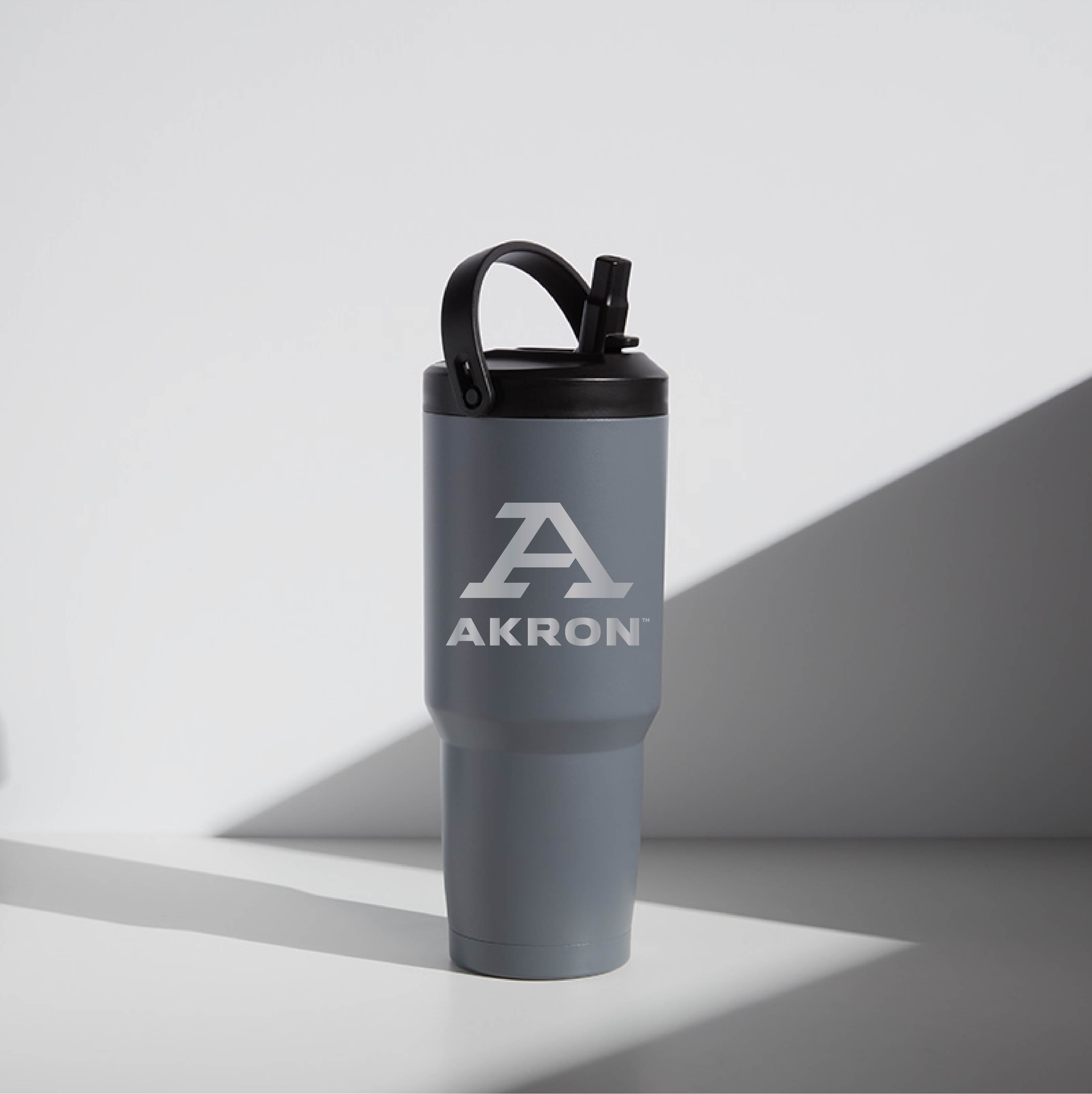 32 oz WATR Tumbler University of Akron Block A