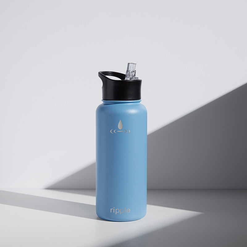 32 oz Water Bottle - Sky Blue