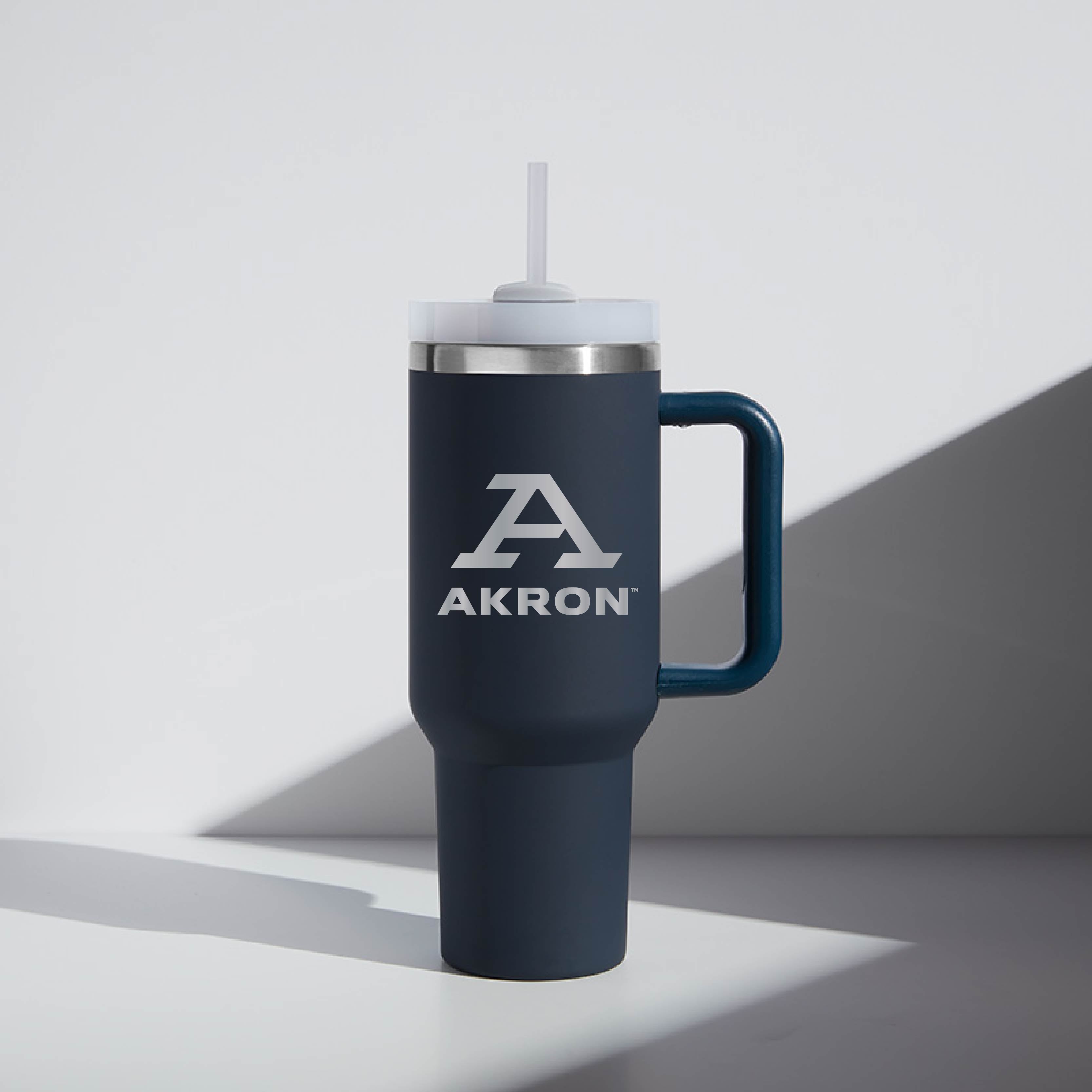 40 oz WATR Tumbler University of Akron Block A