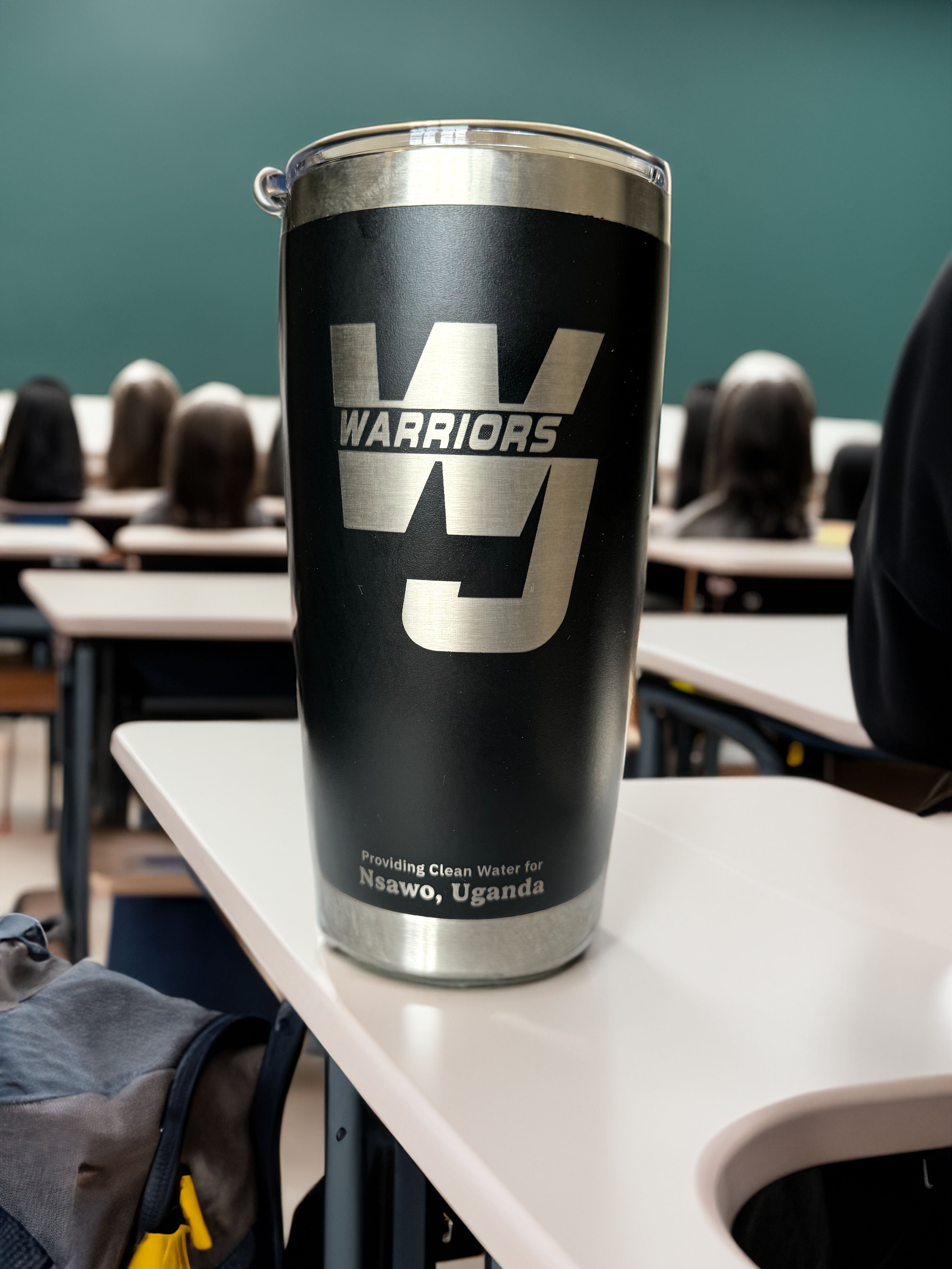 Walsh Jesuit WJ Warriors Logo 20oz Tumbler