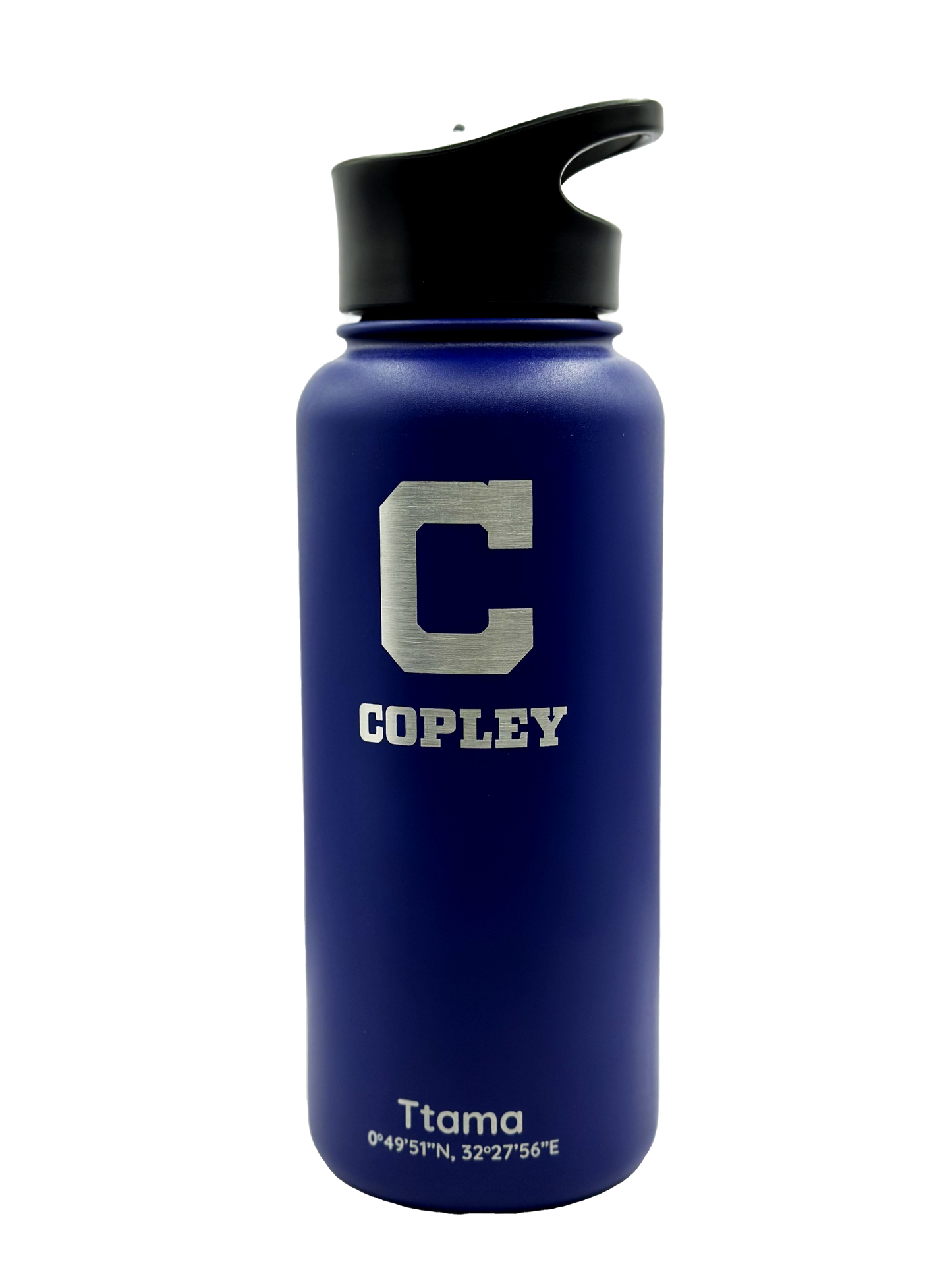 Copley Indians "Block C" 32oz Ripple Bottle