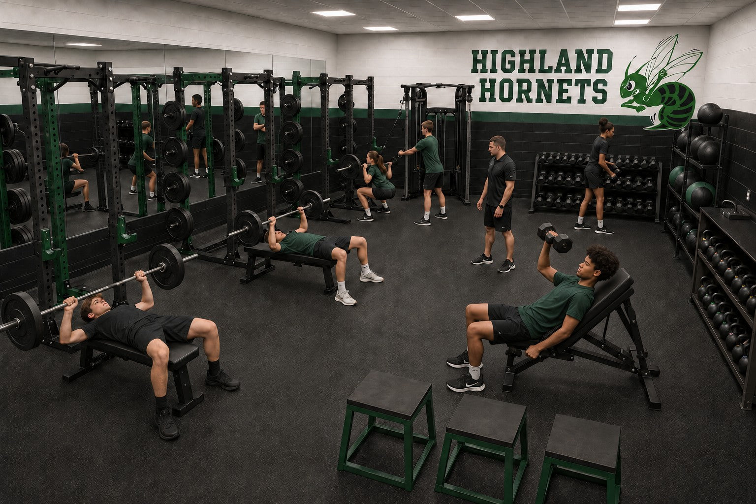 Highland Hornet Stronger Together Block "H" 20 oz Tumbler