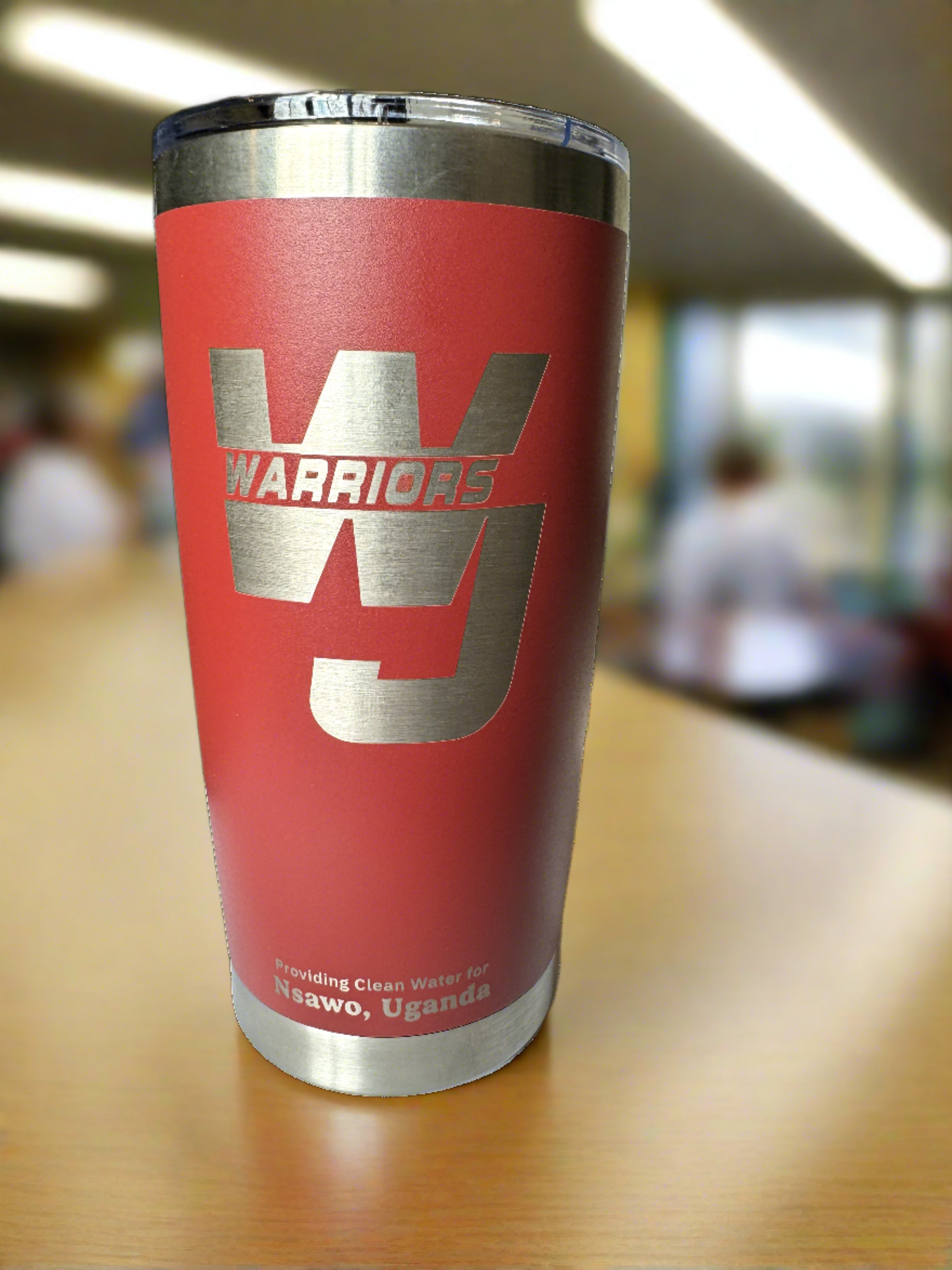 Walsh Jesuit WJ Warriors Logo 20oz Tumbler