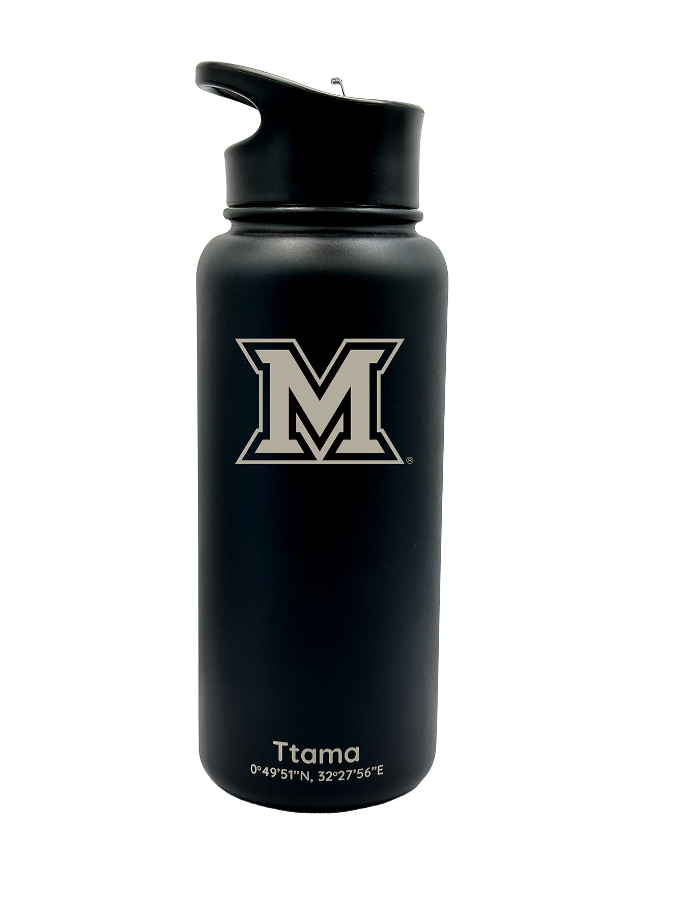 Miami University "M" Ripple 32oz Water Bottle