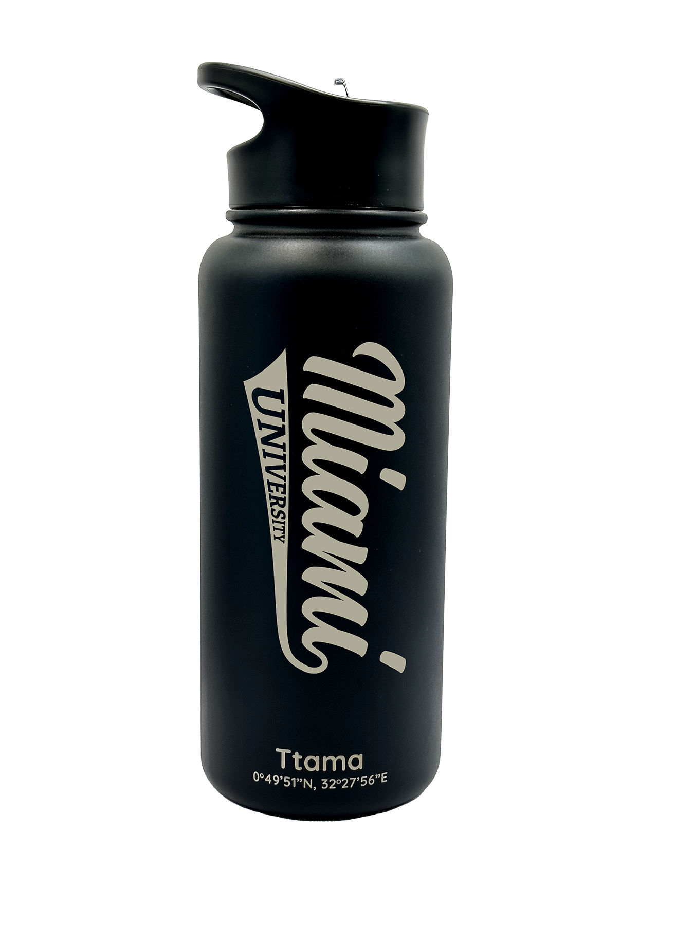 Miami University "Script Miami" Ripple 32oz Water Bottle