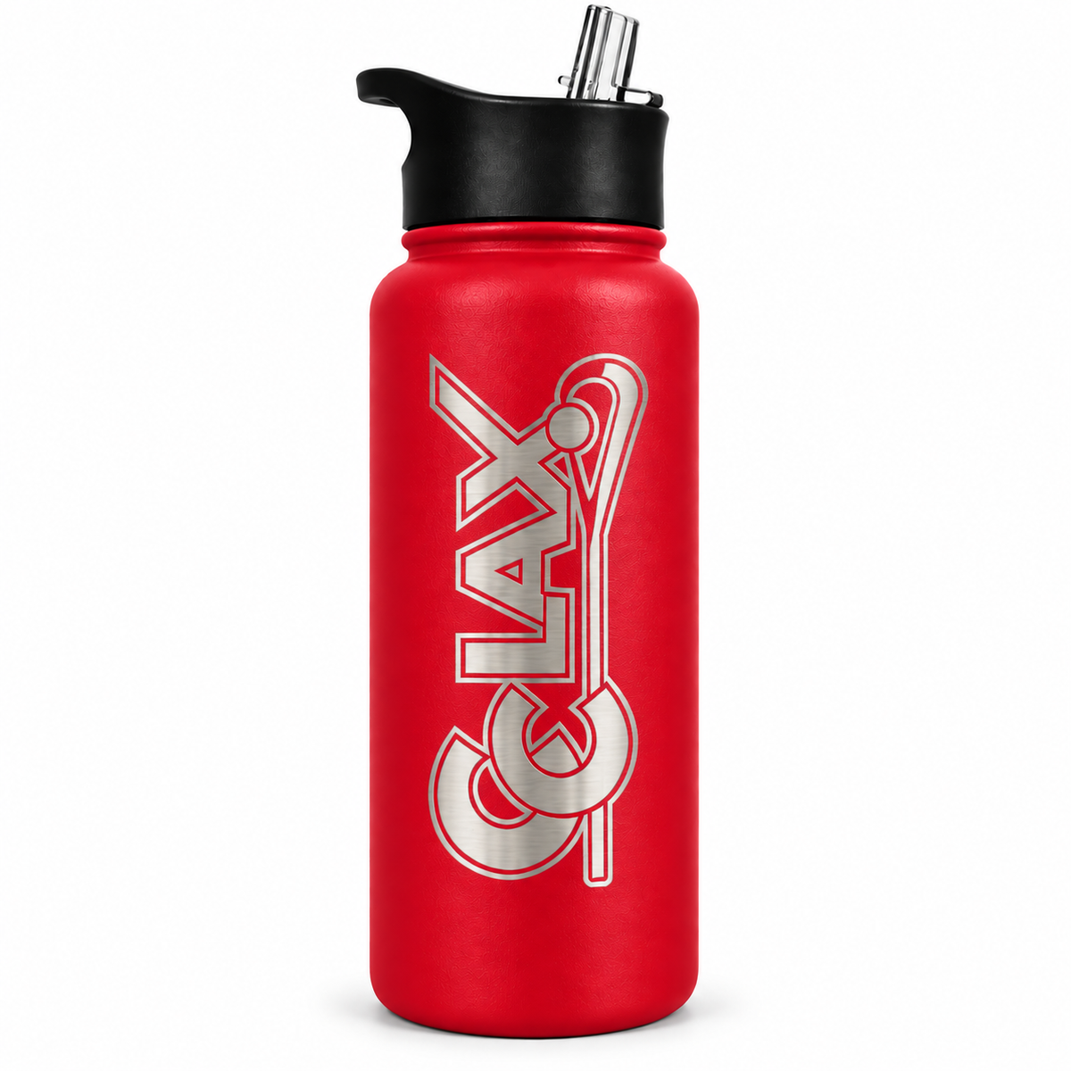Chesapeake Club Lacrosse 32oz Water Bottle (White)
