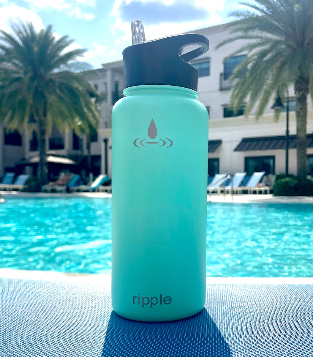 seafoam ripple bottle