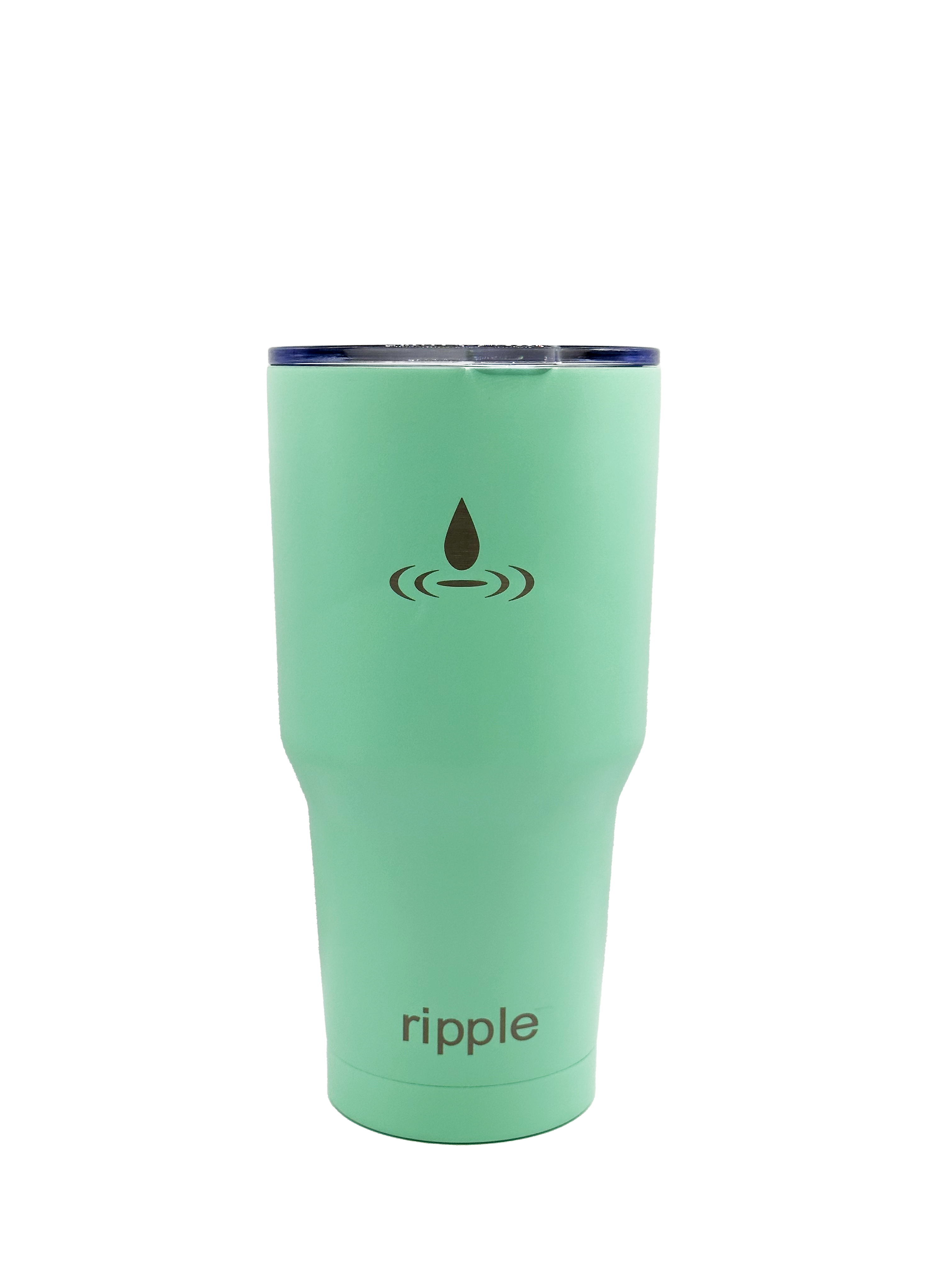 40oz White Ripple Tumbler with Handle – We Are The Ripple