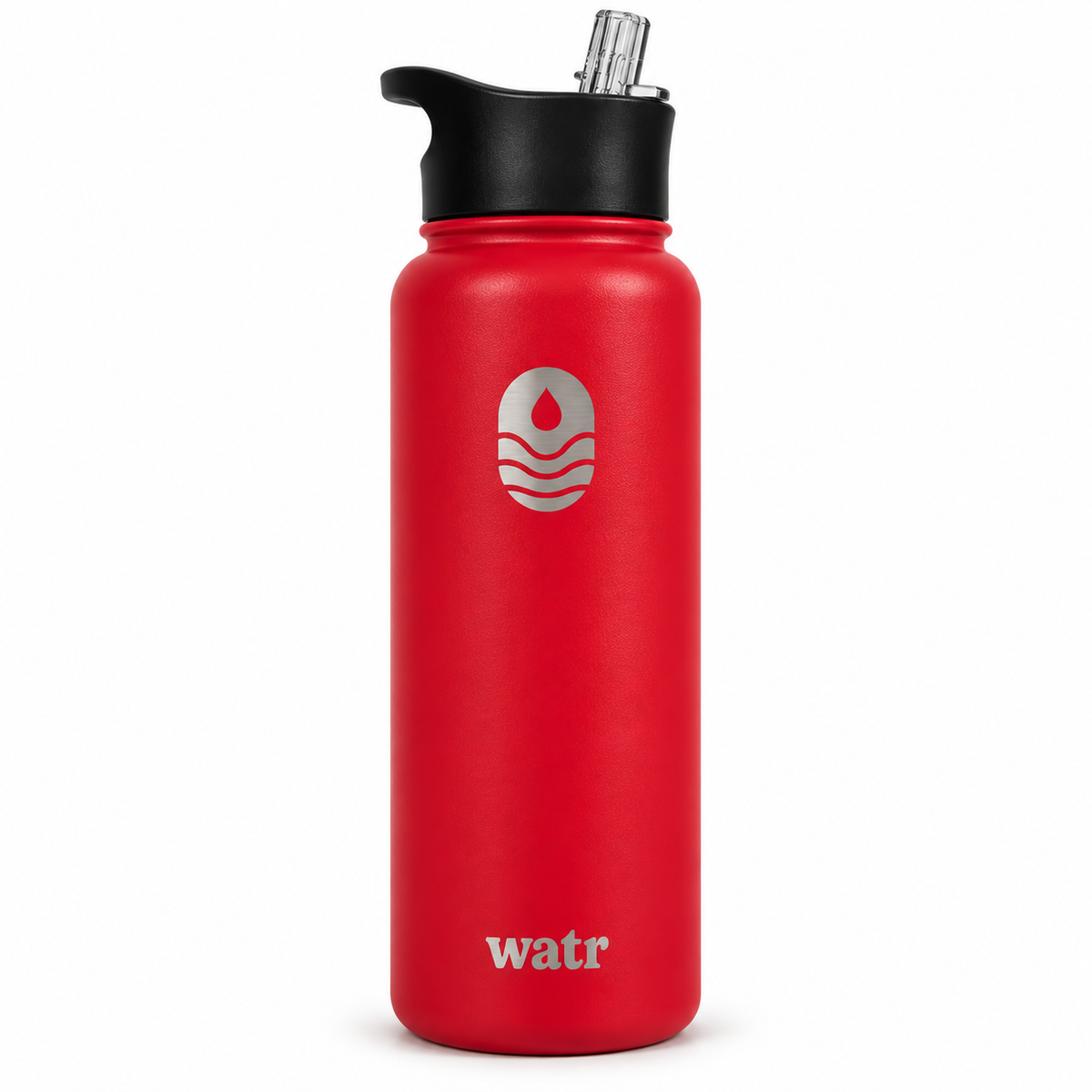Haddon Lacrosse 32oz Water Bottle (Red)