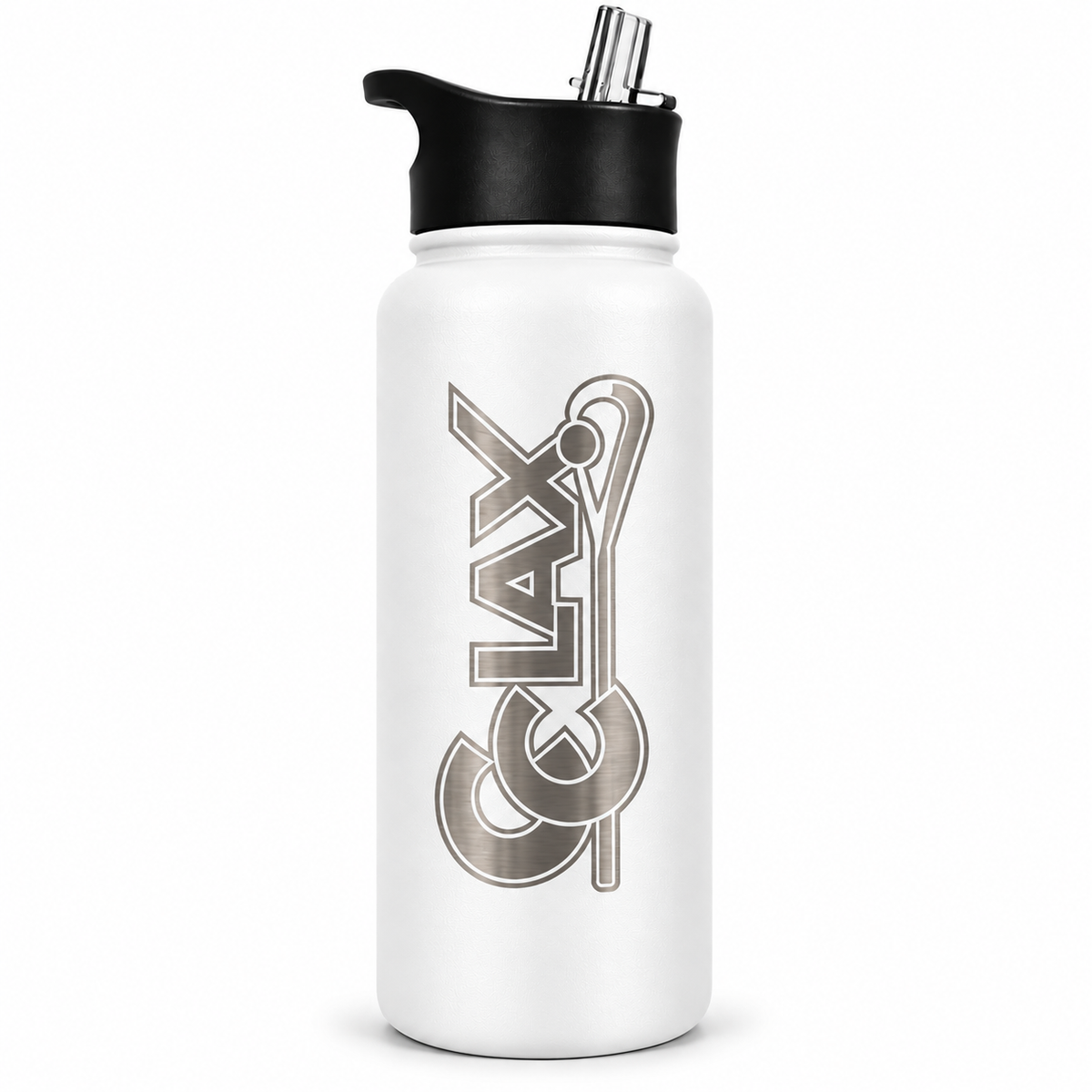 Chesapeake Club Lacrosse 32oz Water Bottle (Black)