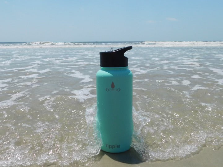 seafoam ripple bottle