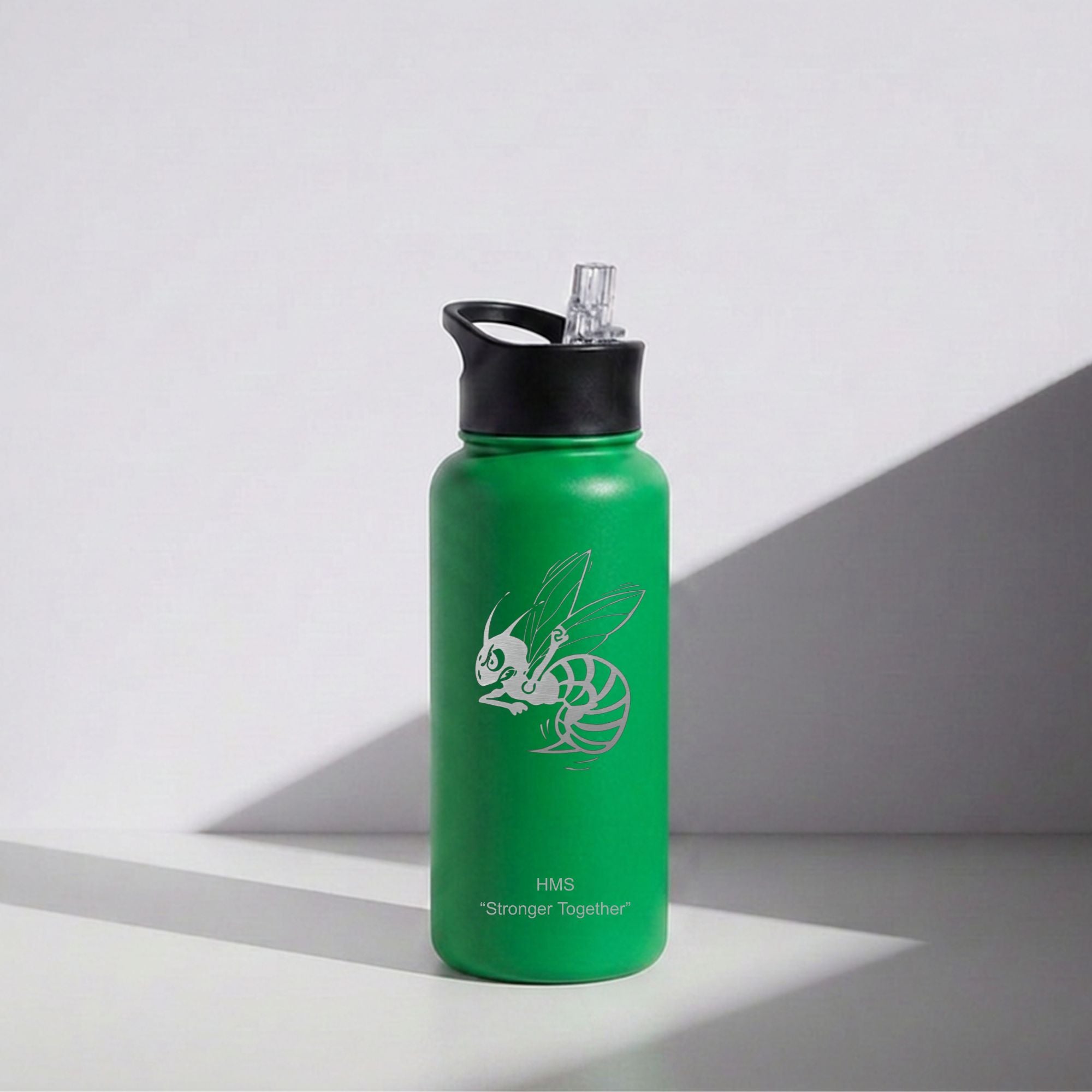 Highland Hornet Fighting Hornet "Stronger Together" 32 oz Insulated Water Bottle