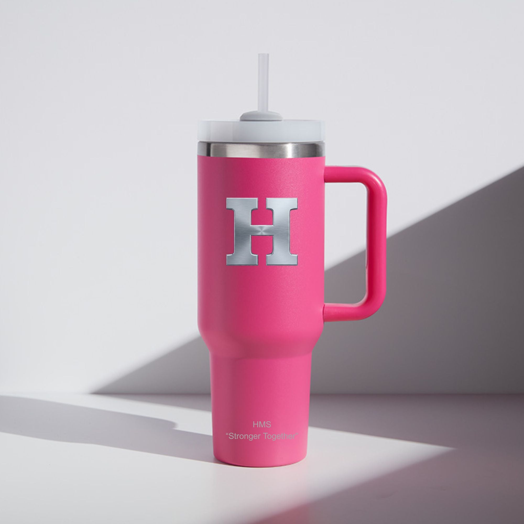 Highland Hornet Stronger Together Block "H" 40oz Tumbler with Straw