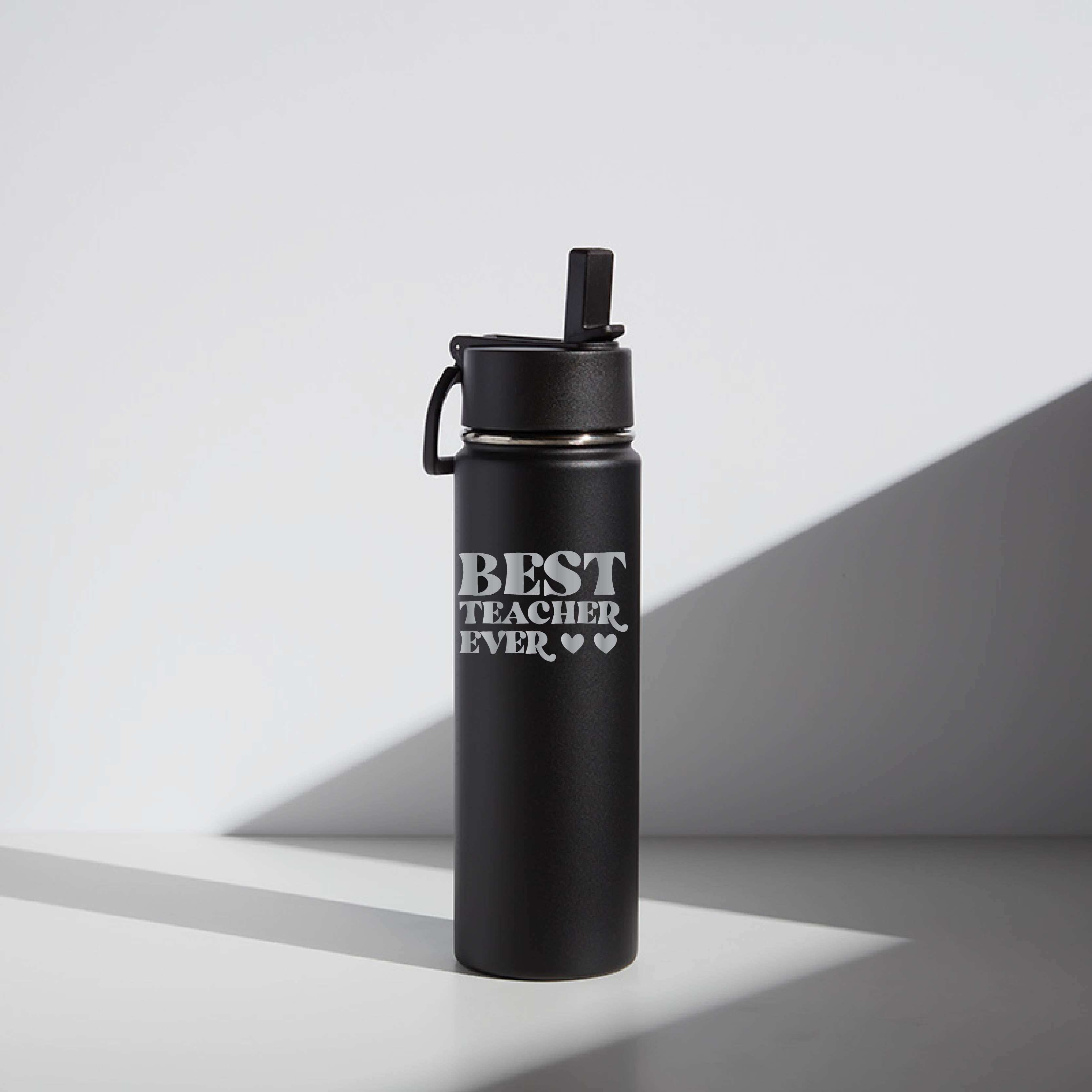 22 oz Stainless Water Bottle - Personalized Teacher Gifts