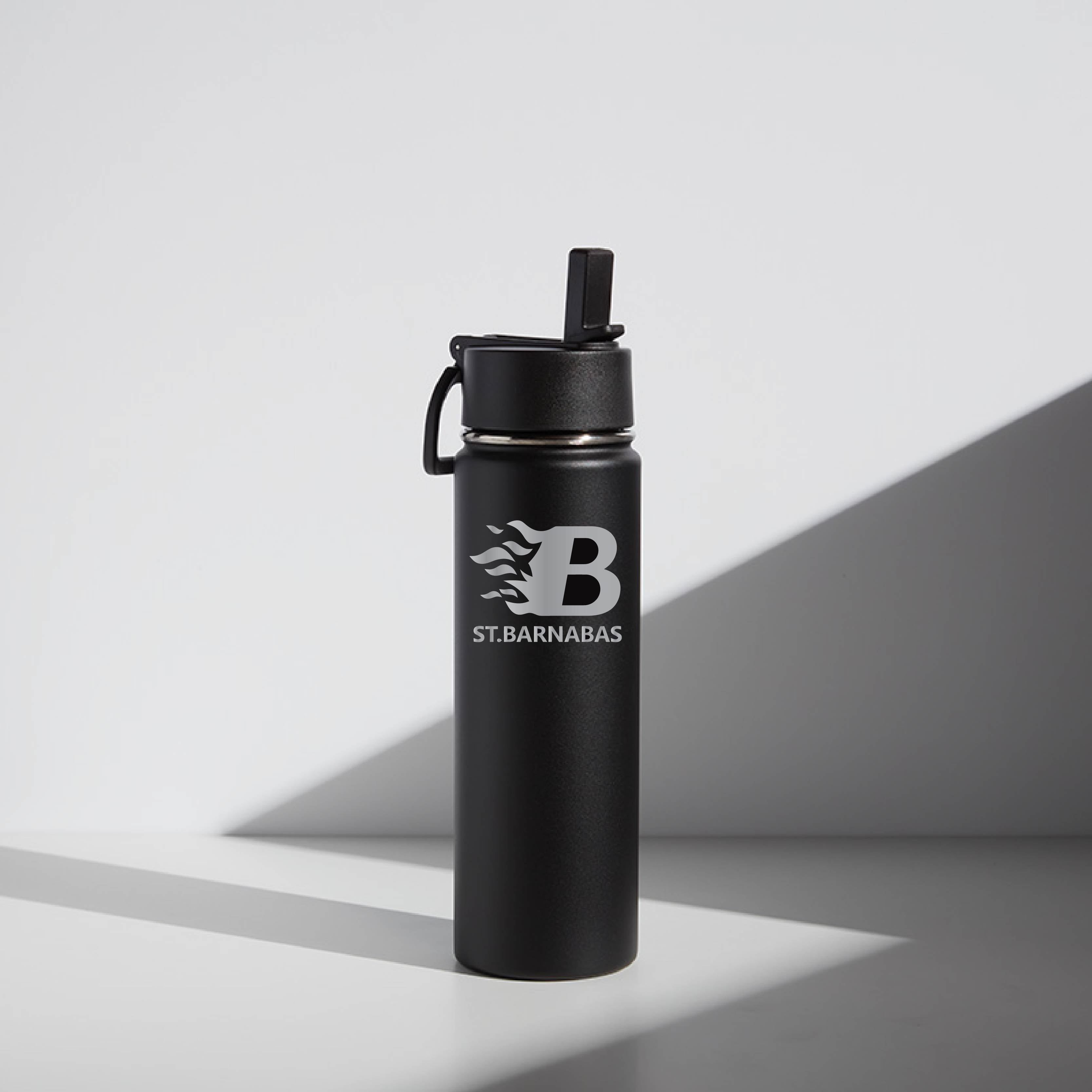 St. Barnabas Blazing "B" 22oz Stainless Steel Bottle