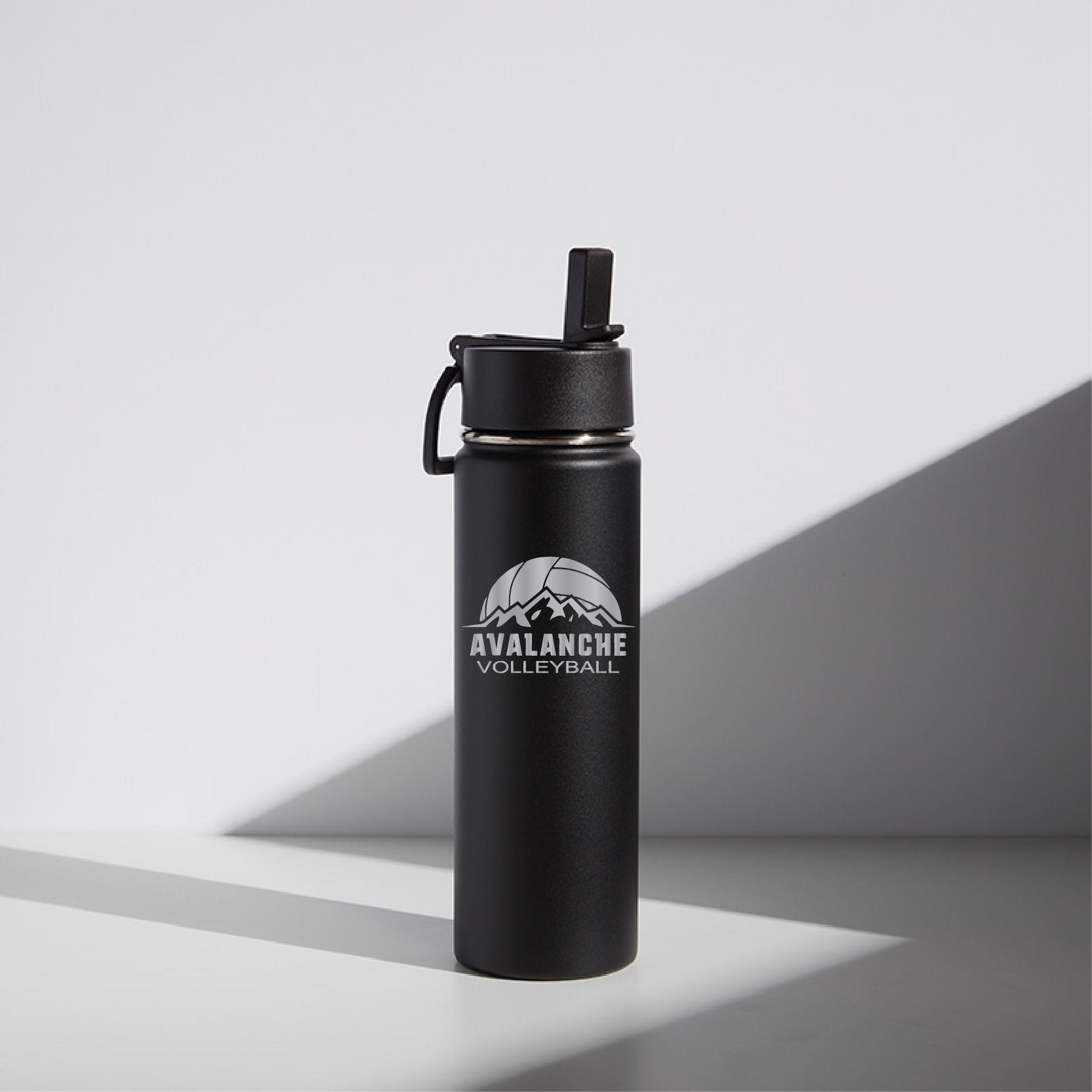 22 oz Stainless Water Bottle Avalanche Volleyball