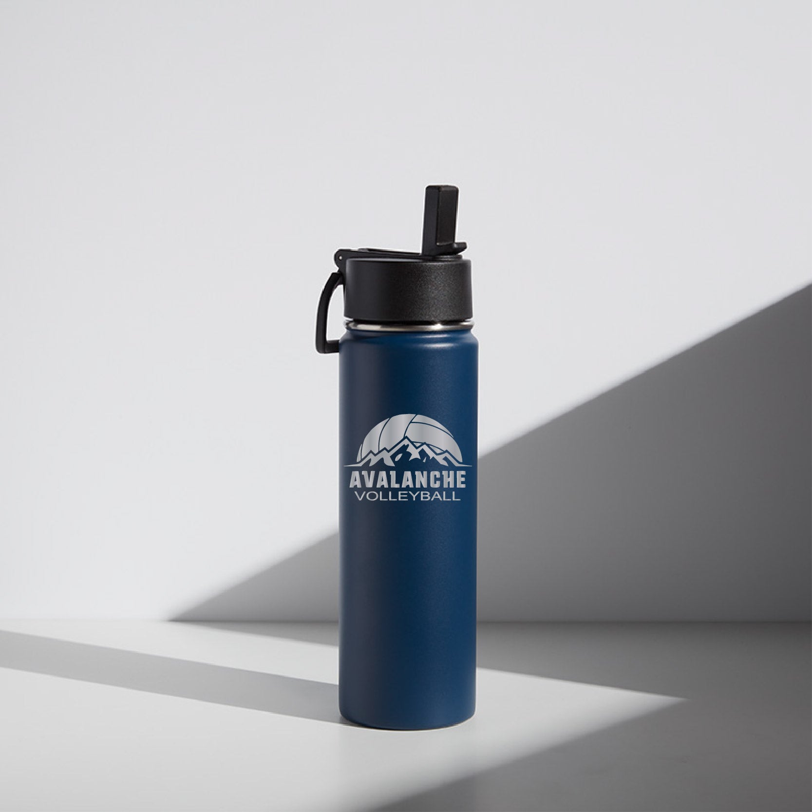 22 oz Stainless Water Bottle Avalanche Volleyball