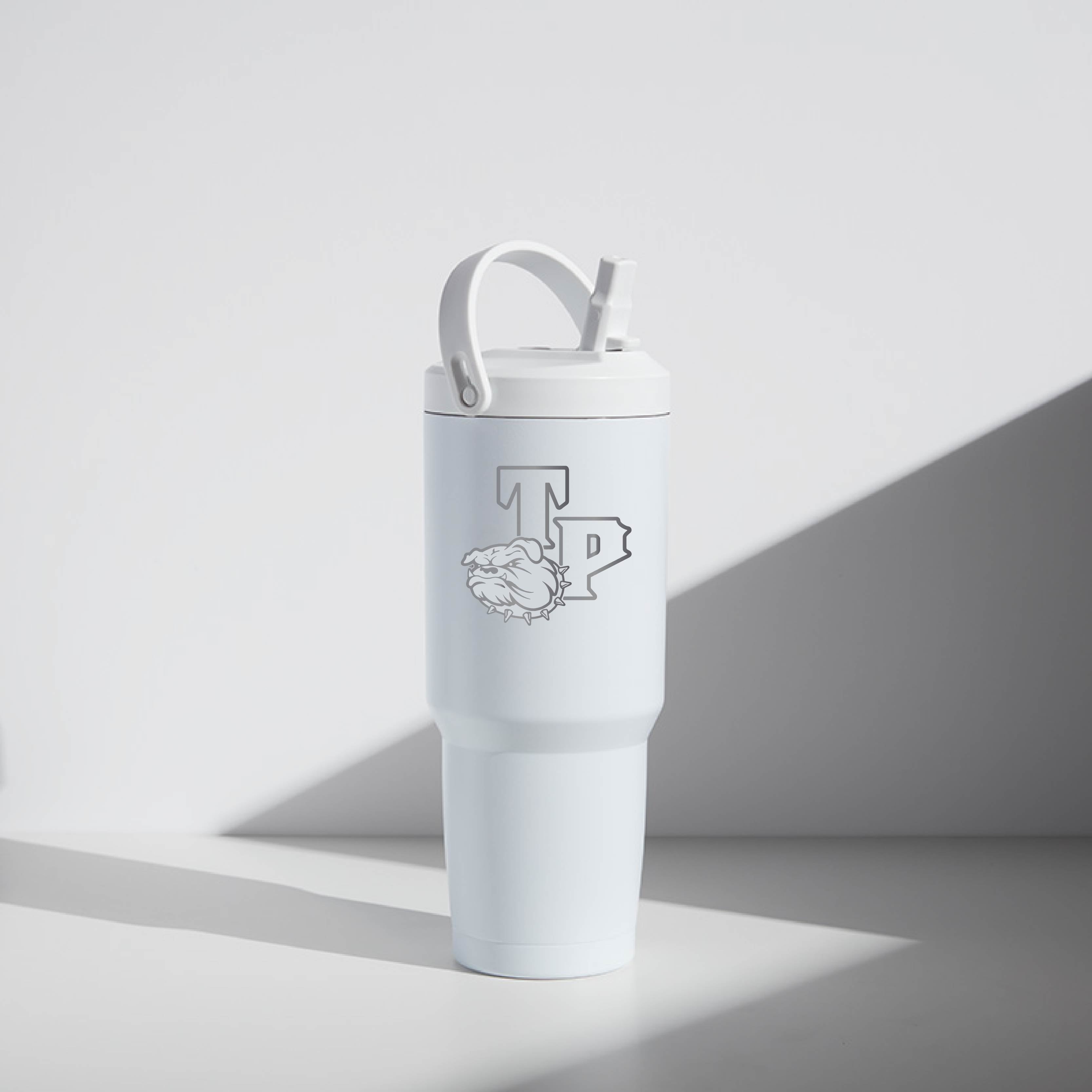 Tinley Park Bulldogs 32oz Stainless Steel Tumbler