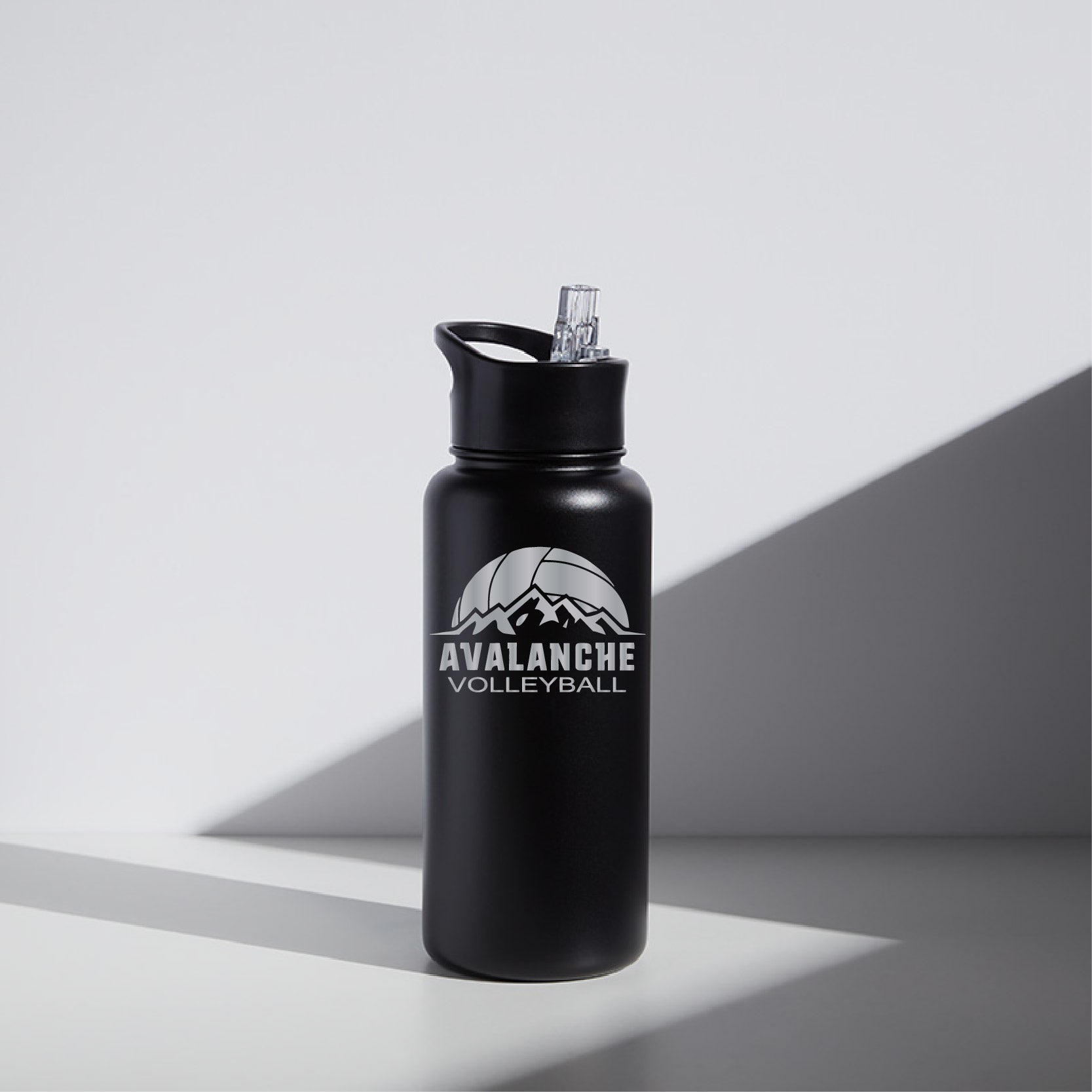 32 oz Stainless Water Bottle Avalanche Volleyball