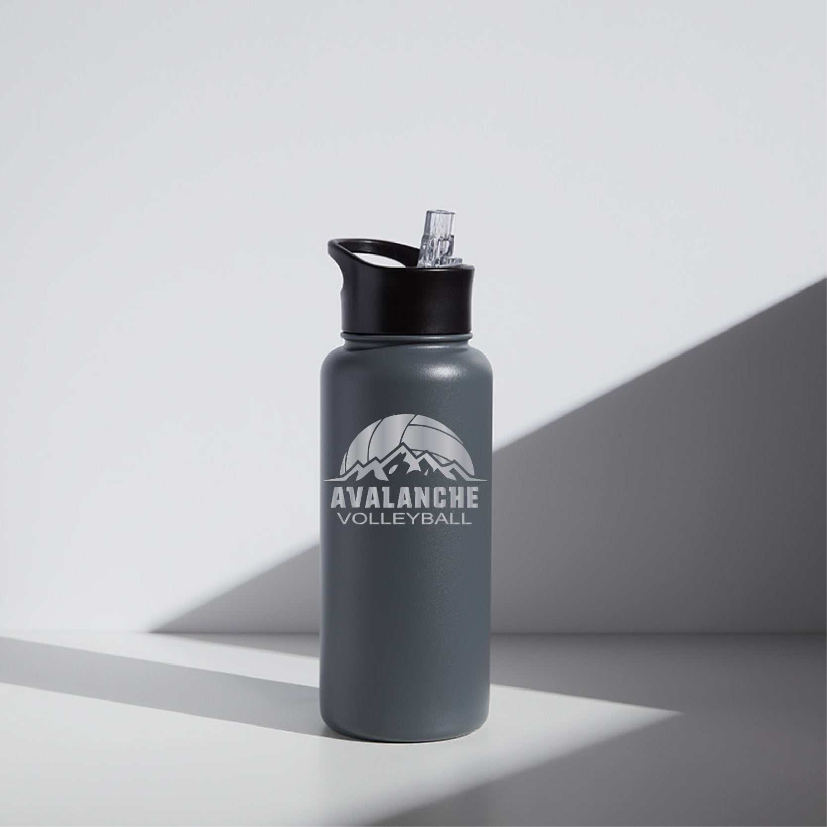 32 oz Stainless Water Bottle Avalanche Volleyball