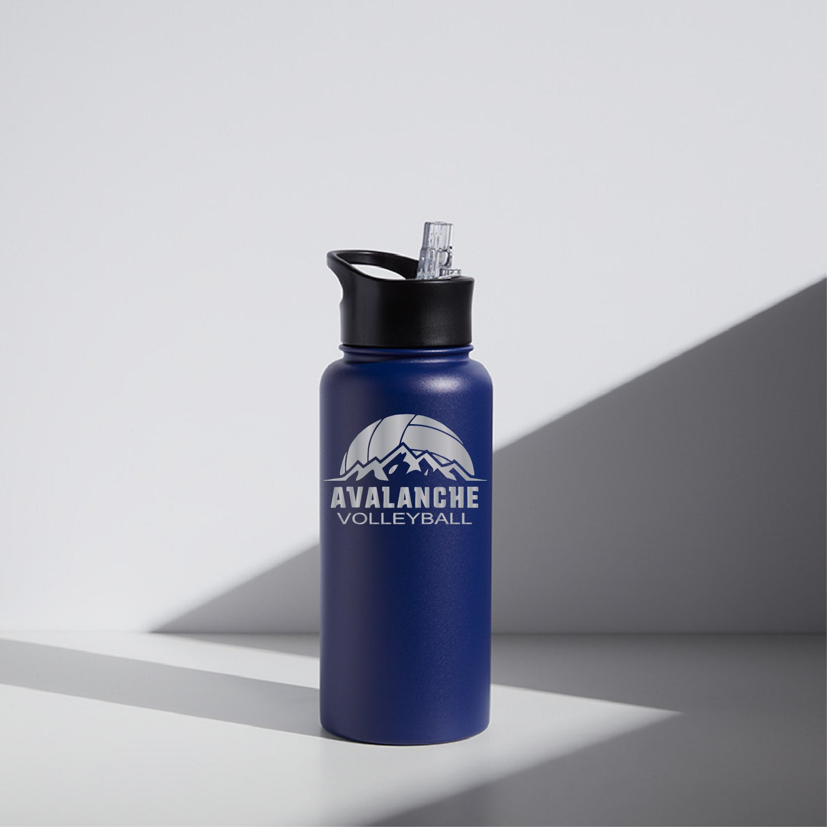 32 oz Stainless Water Bottle Avalanche Volleyball