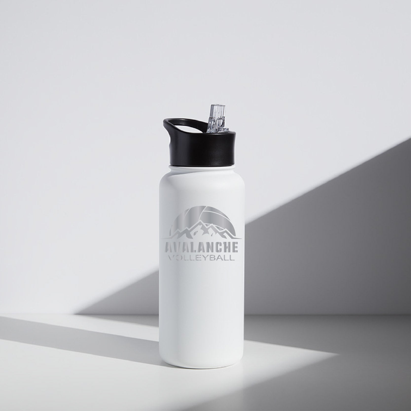 32 oz Stainless Water Bottle Avalanche Volleyball