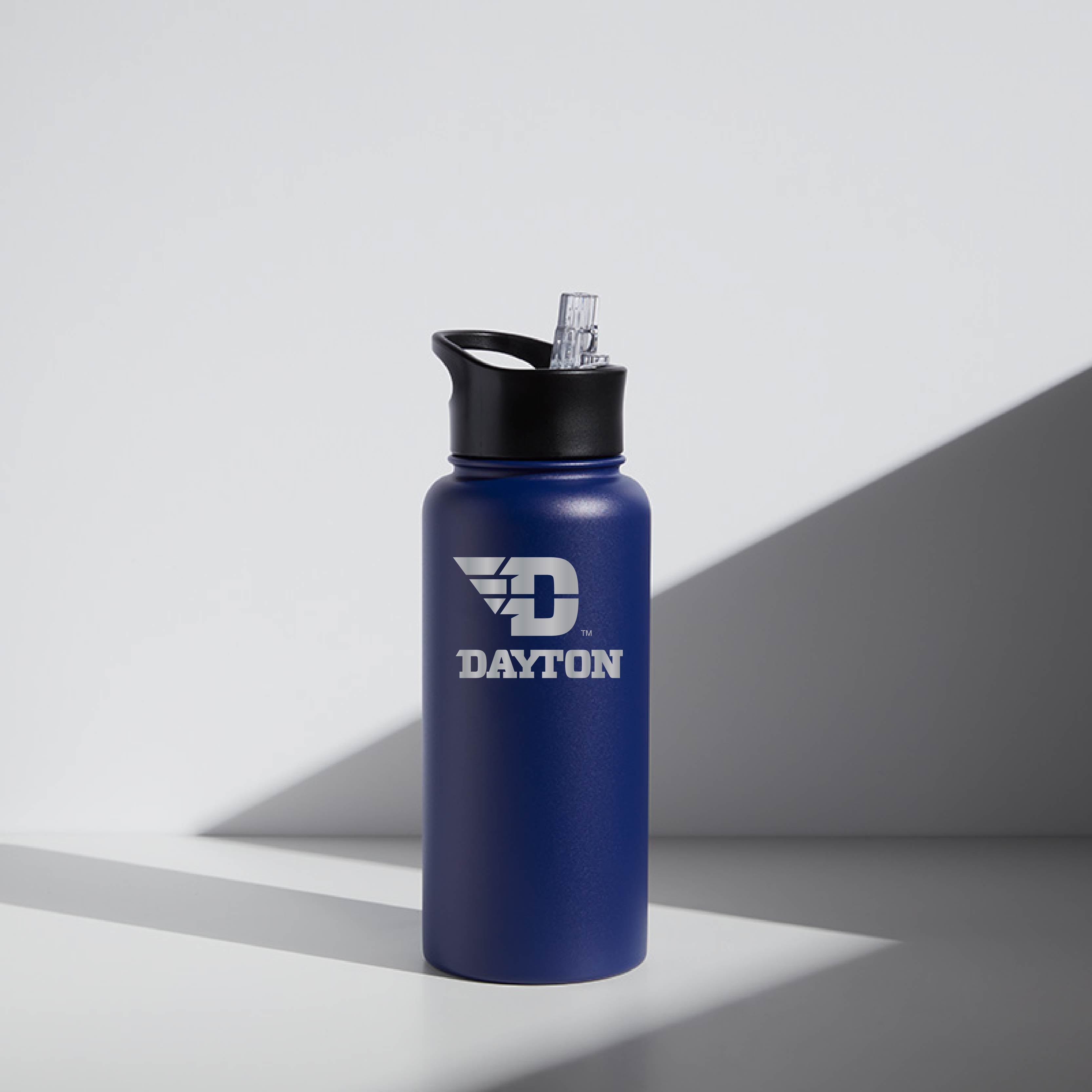 32 oz Water Bottle Dayton Flyers Flying D