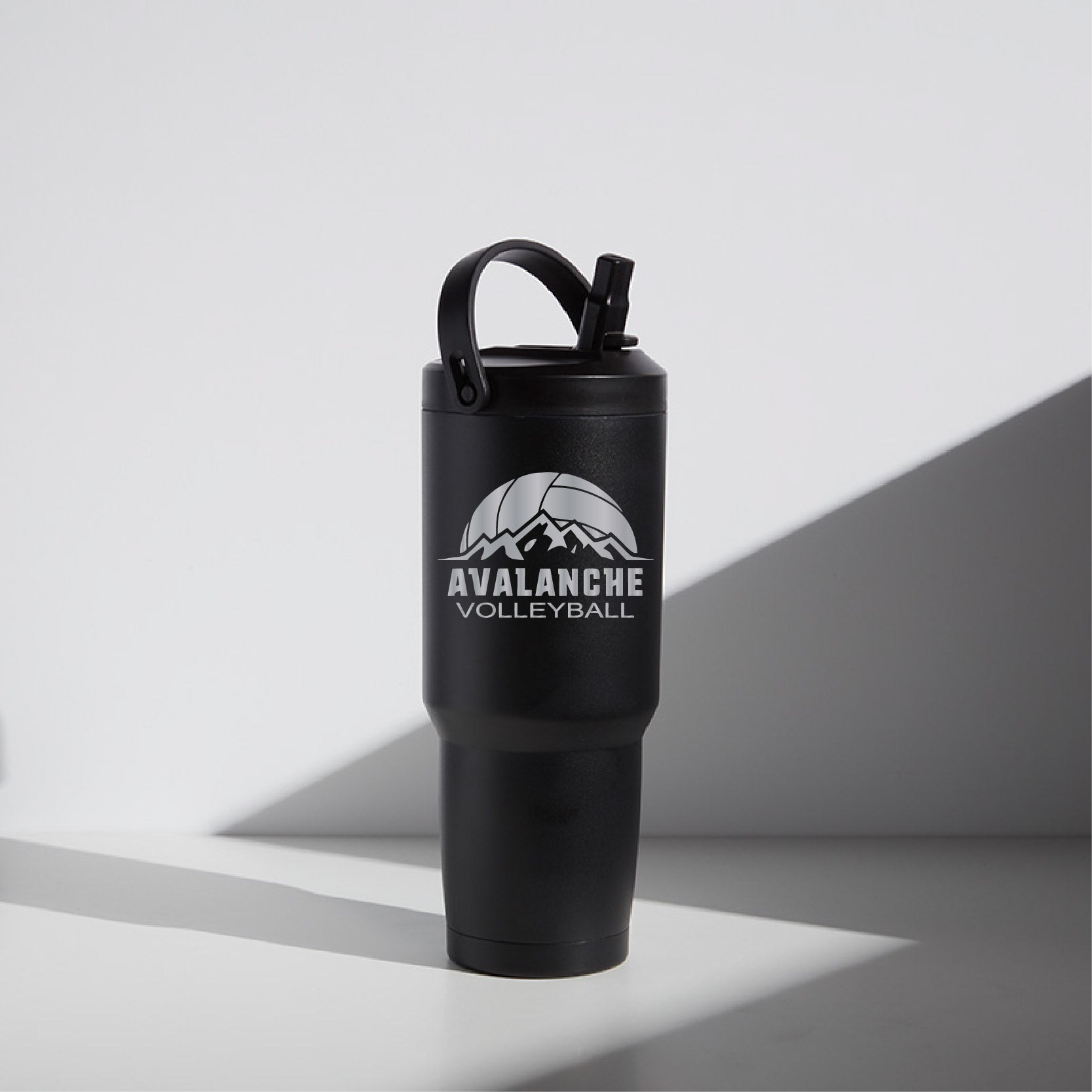 32 oz Stainless Tumbler Customized Avalanche Volleyball