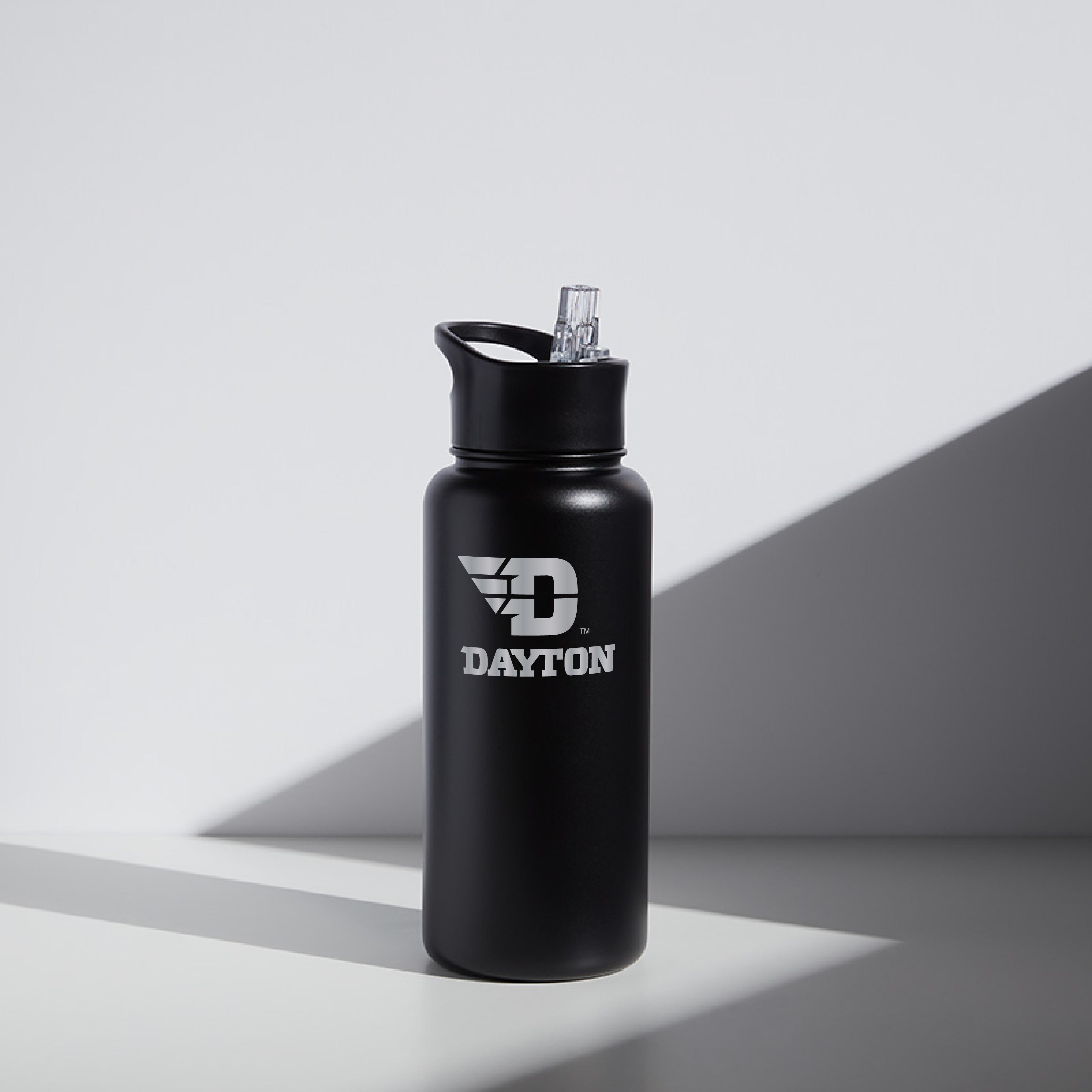 32 oz Water Bottle Dayton Flyers Flying D