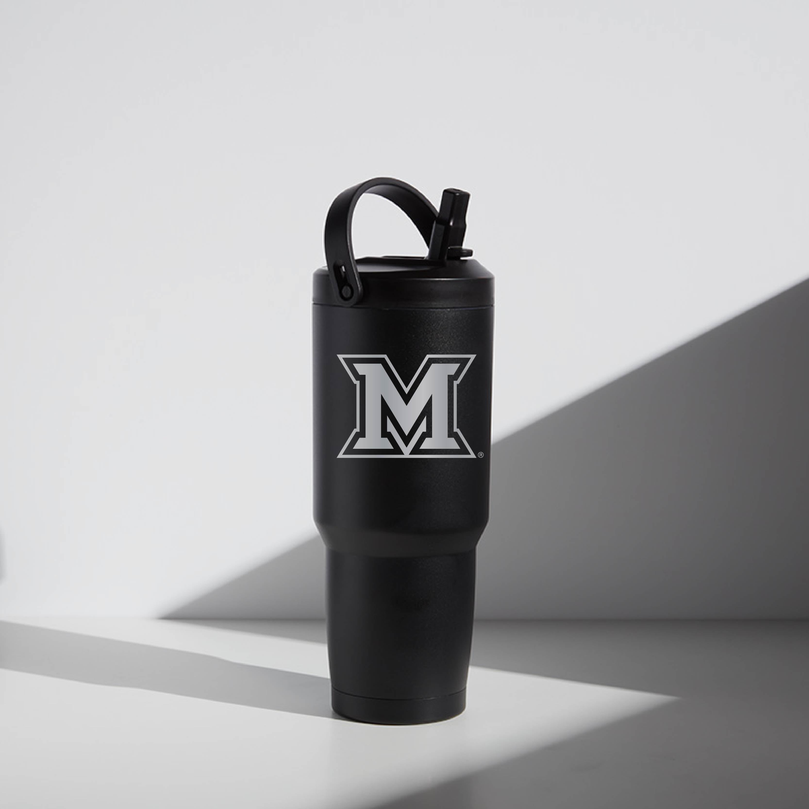 32 oz WATR Tumbler Miami University Block M