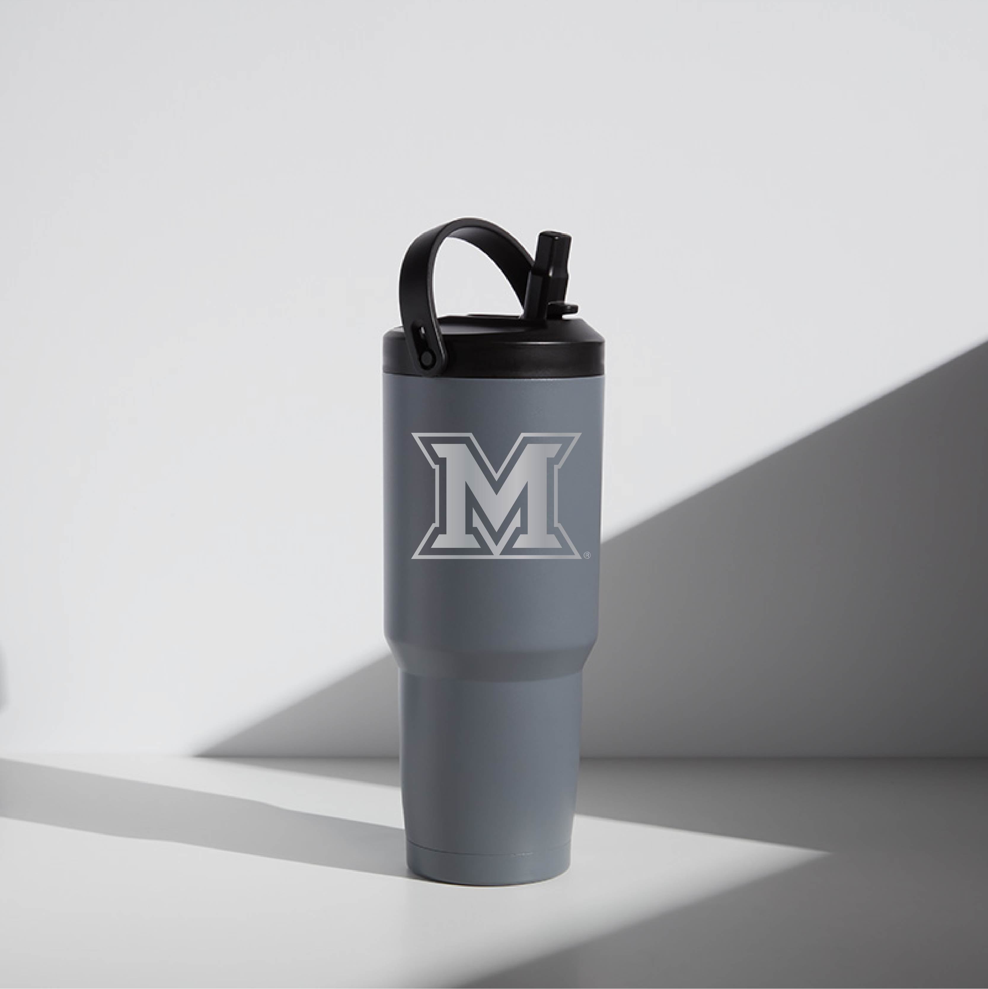 32 oz WATR Tumbler Miami University Block M