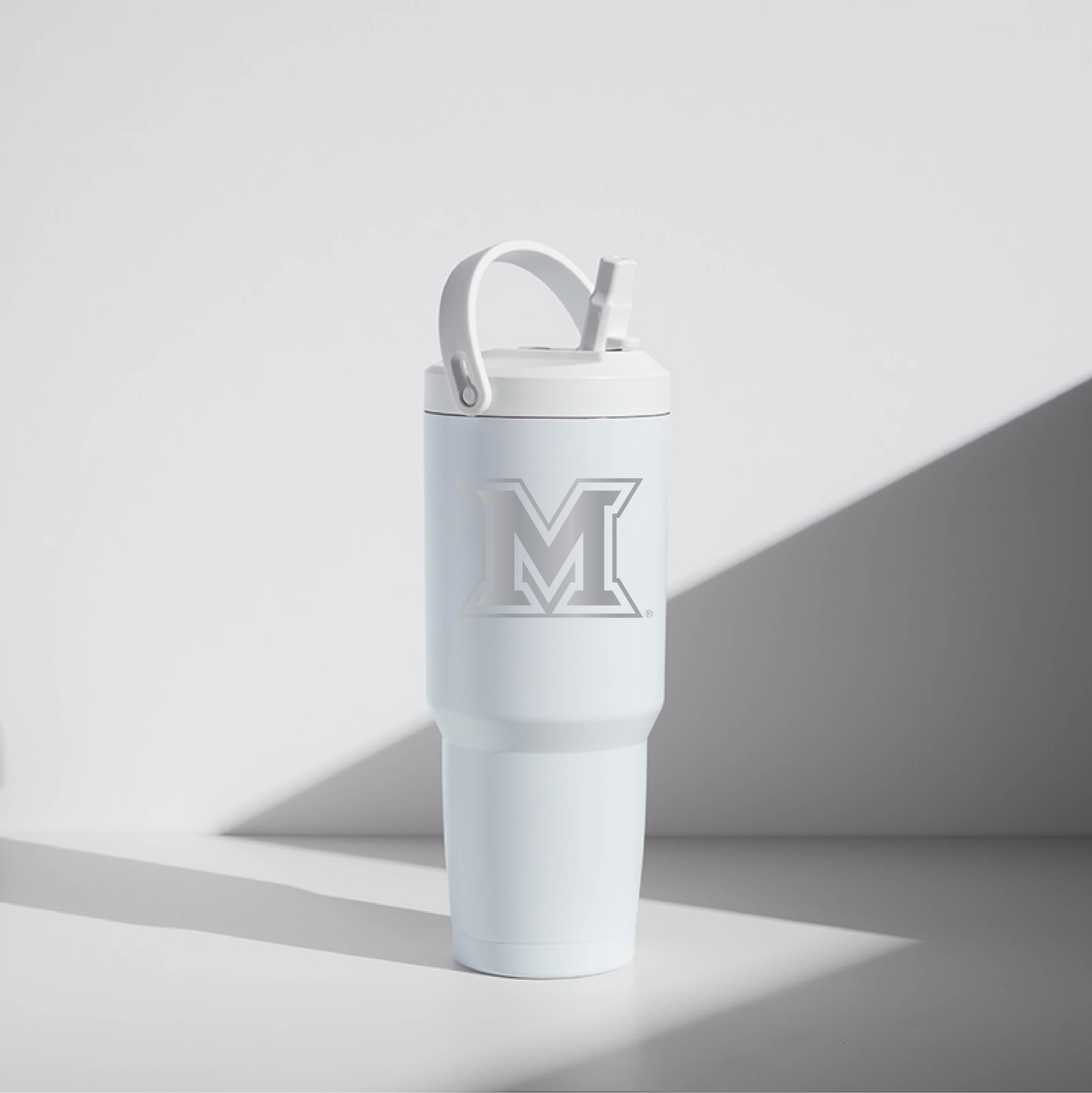 32 oz WATR Tumbler Miami University Block M