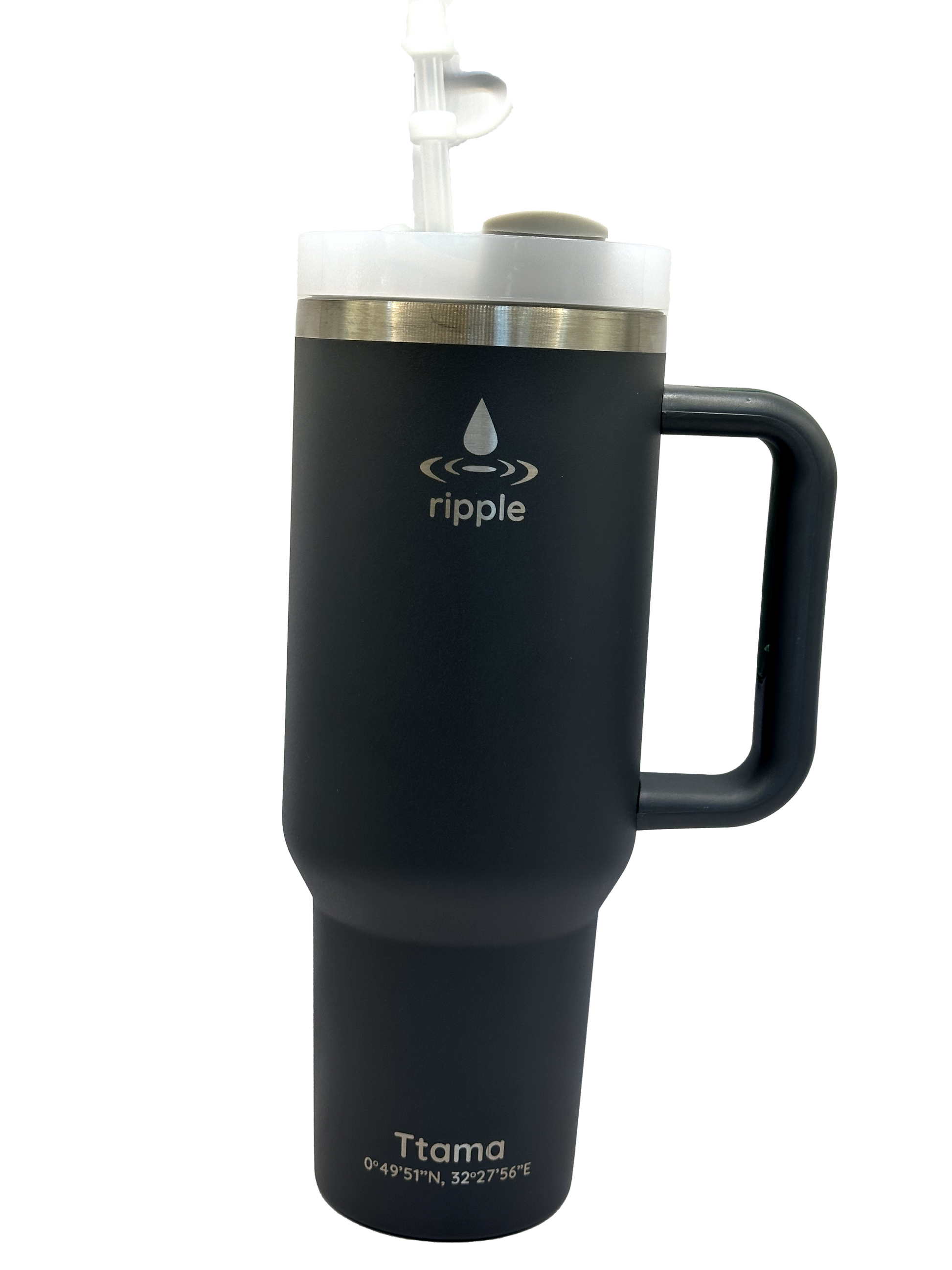 40 Oz. Customized Tumbler with Handle – We Are The Ripple