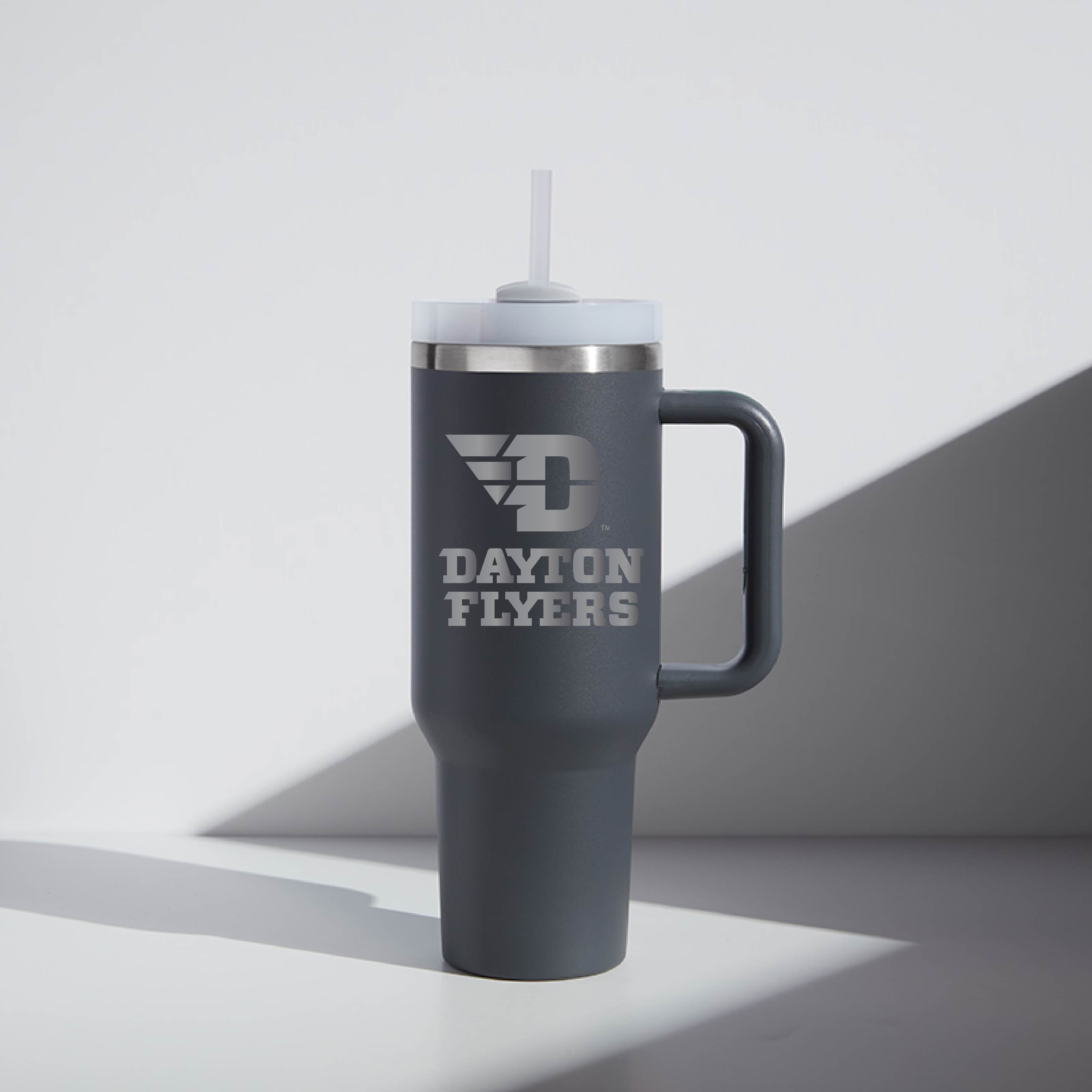 40 oz Dayton Flyers Tumbler with Handle