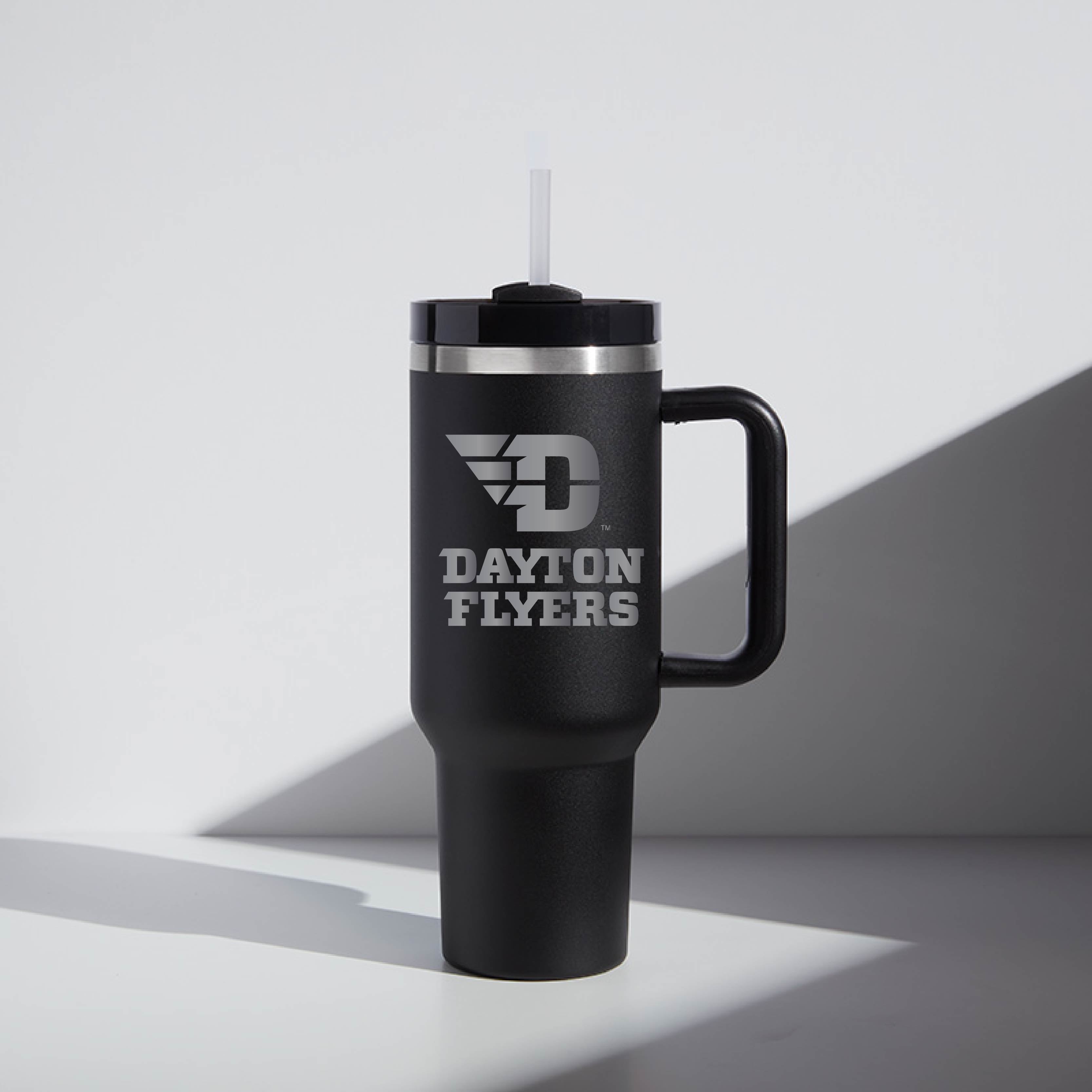 40 oz Dayton Flyers Tumbler with Handle