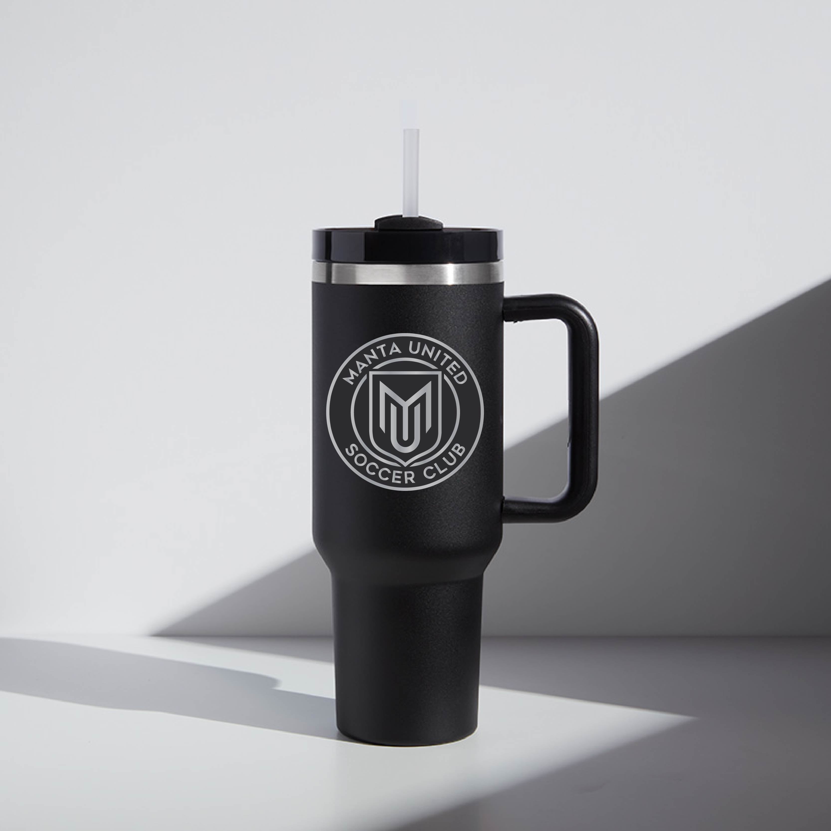 40 oz WATR Tumbler Manta United Circle Logo