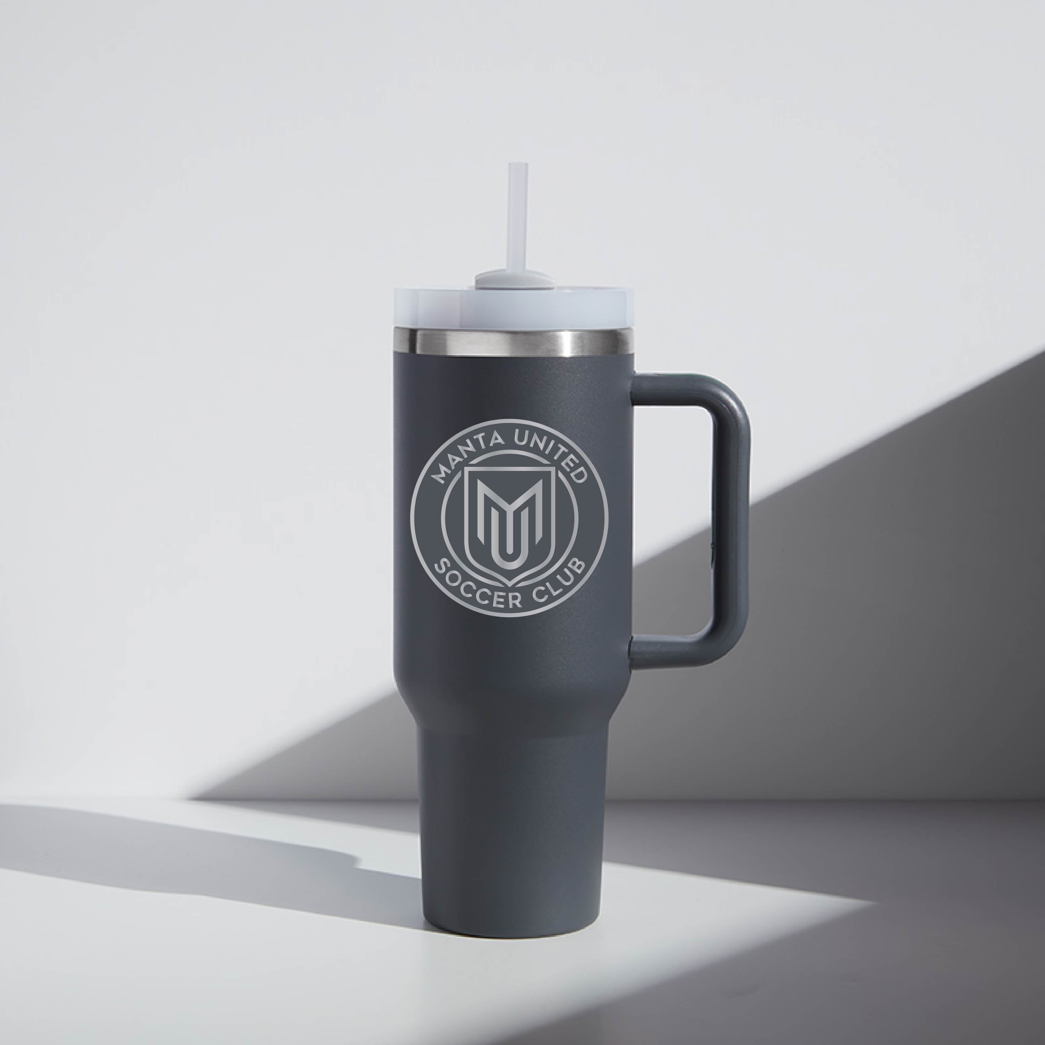 40 oz WATR Tumbler Manta United Circle Logo