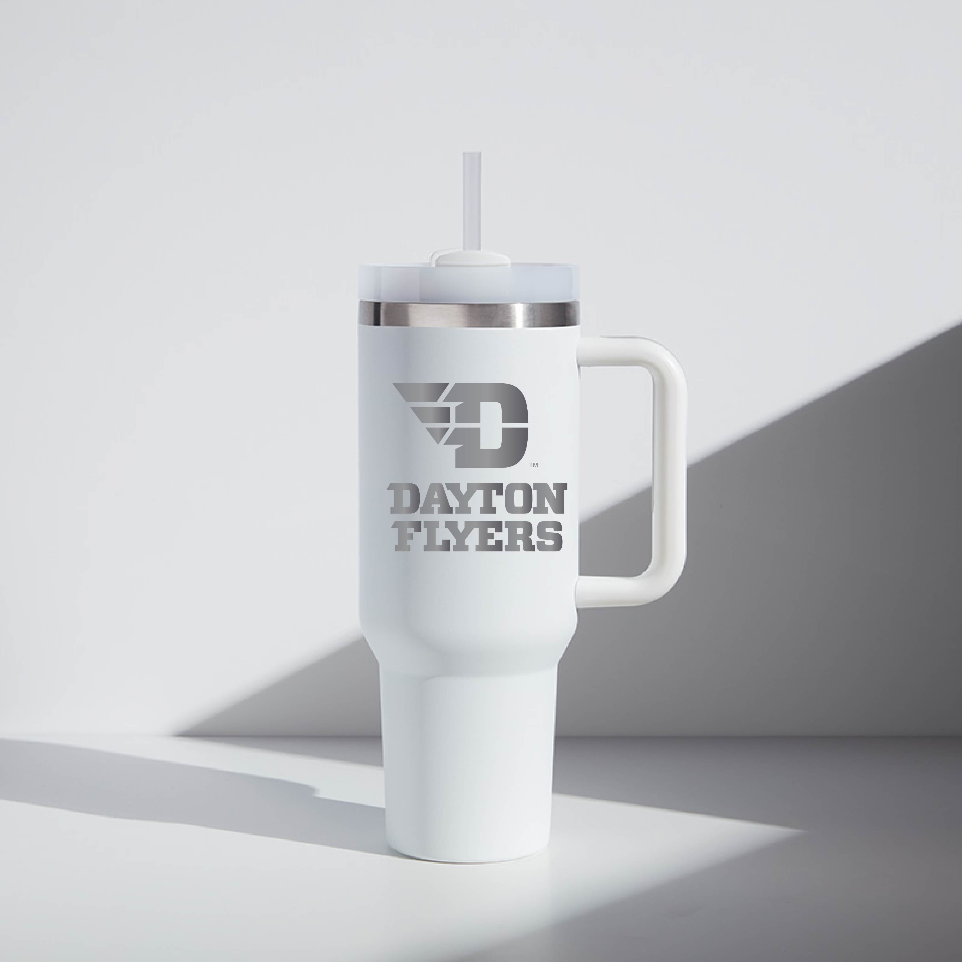 40 oz Dayton Flyers Tumbler with Handle