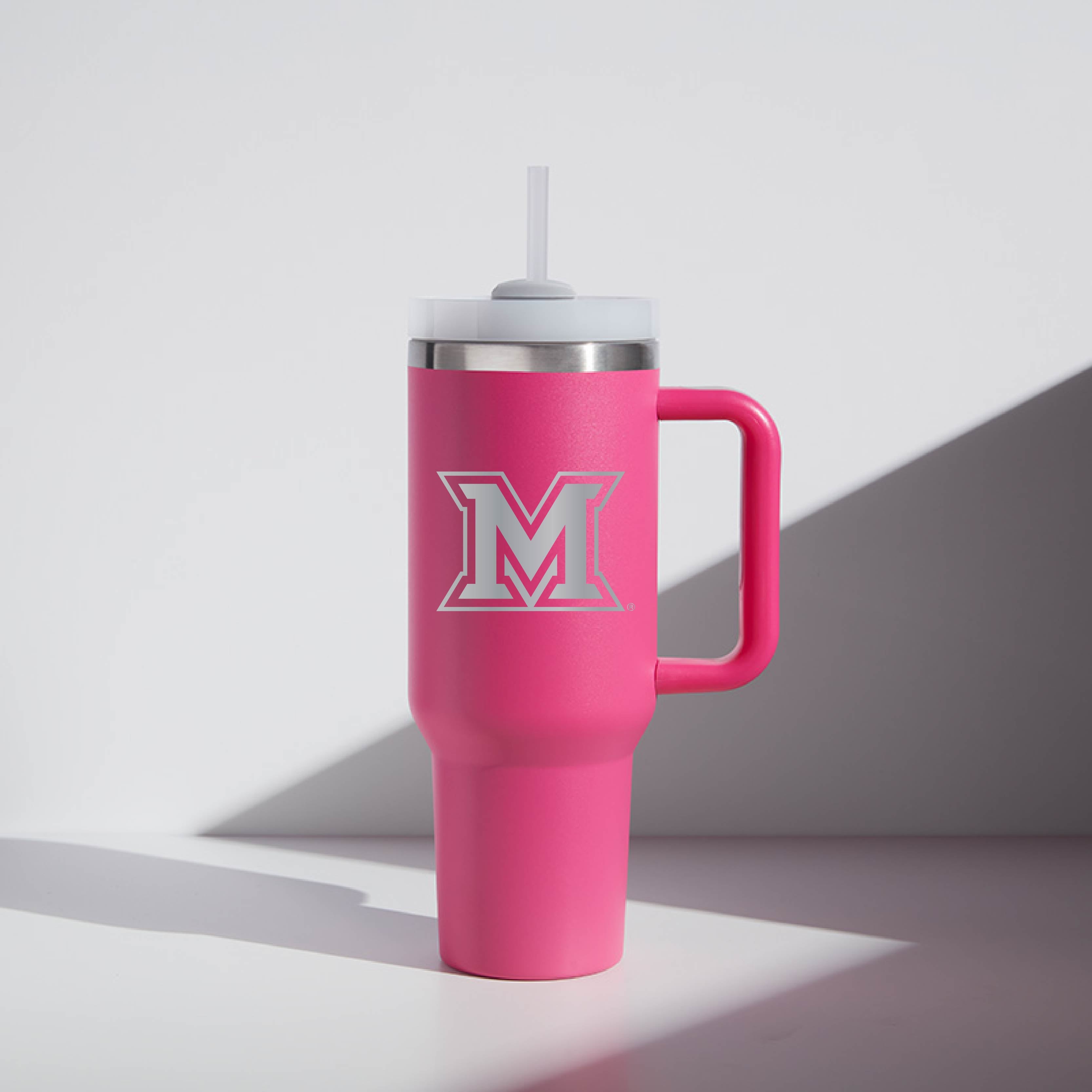 40 oz WATR Tumbler Miami University Block M