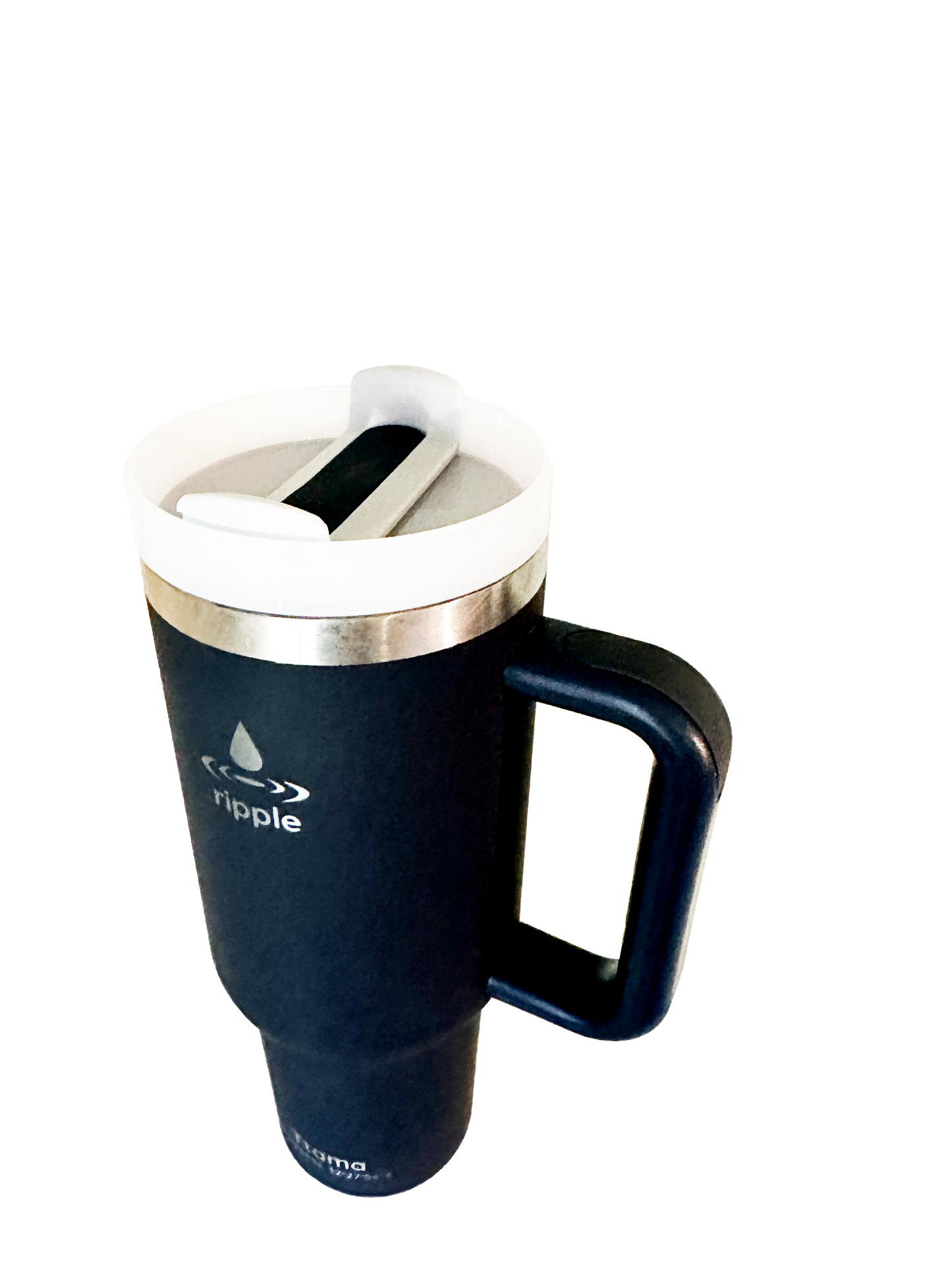 40oz Navy Ripple Tumbler with Handle