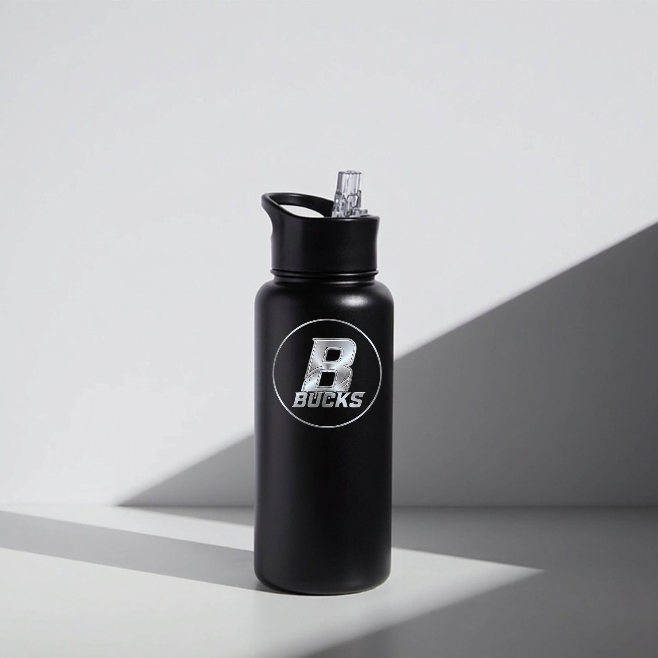 Buckhorn Bucks 32oz. Water Bottle Black